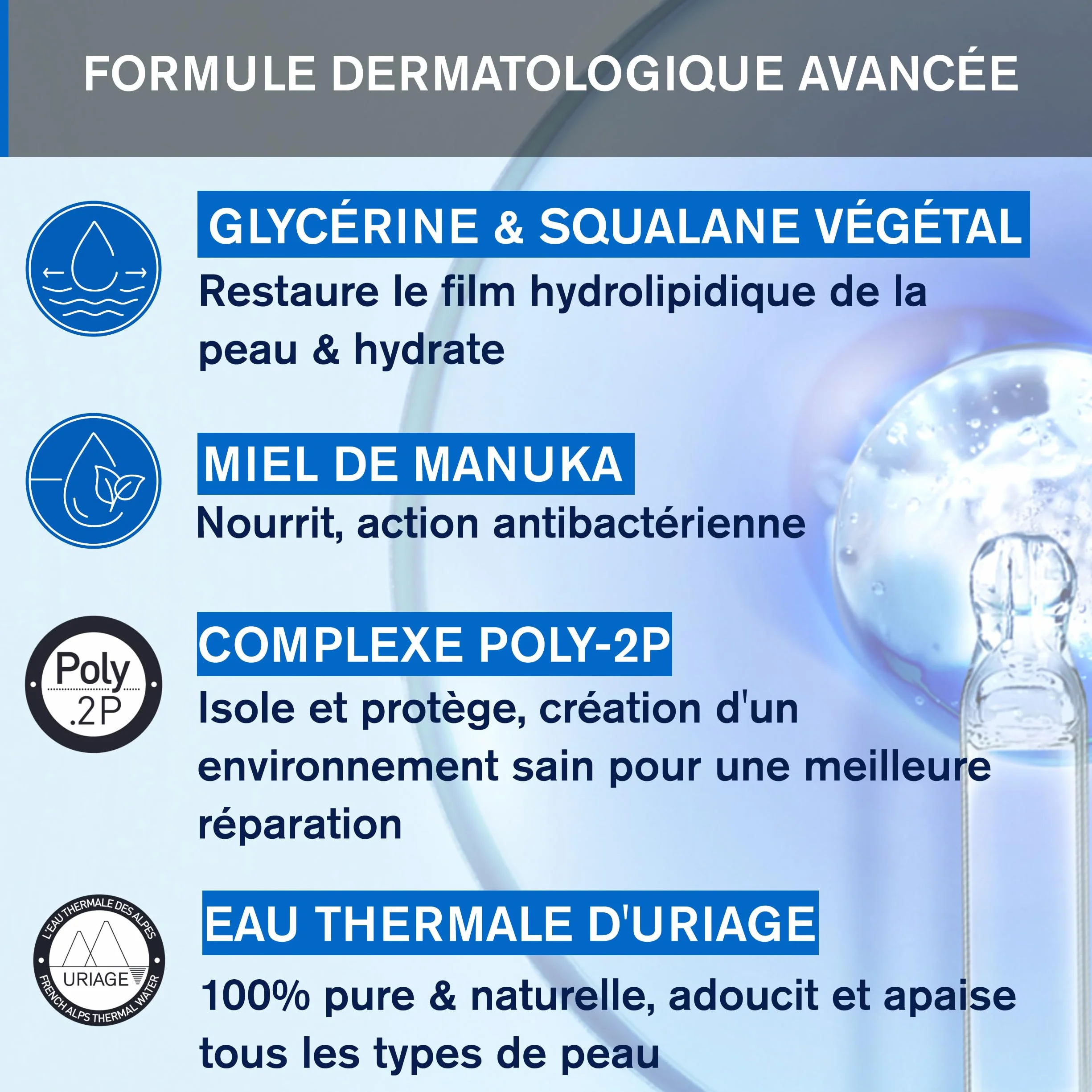 Uriage Bariederm-Cica Crème Mains 50ml Mains Extra-Sèches Gercées Crevassées Apaise Répare Nourrit Sans Parfum