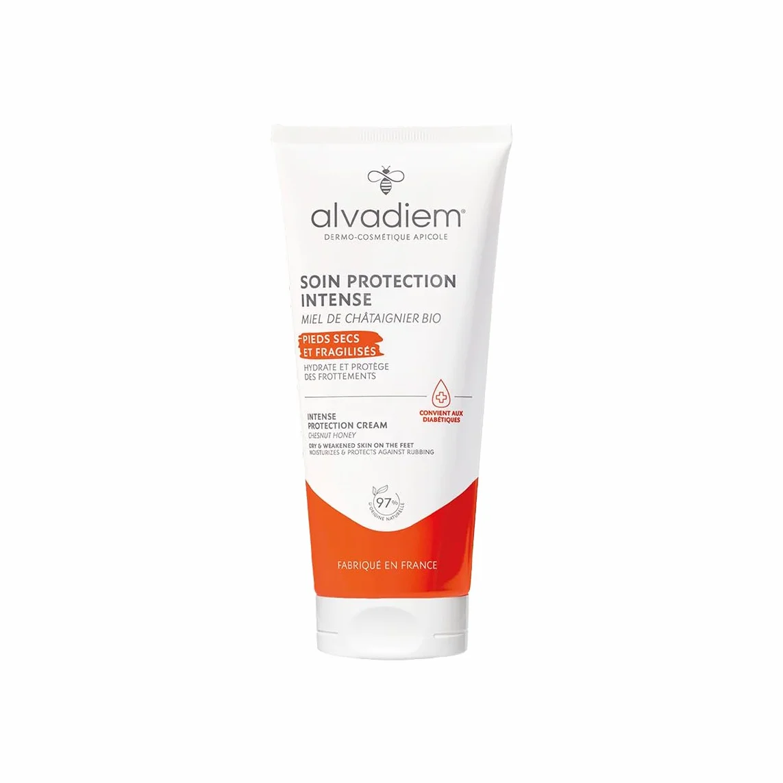 Alvadiem Soin Protection Intense Crème Pieds Très Secs Diabétiques 100 ml