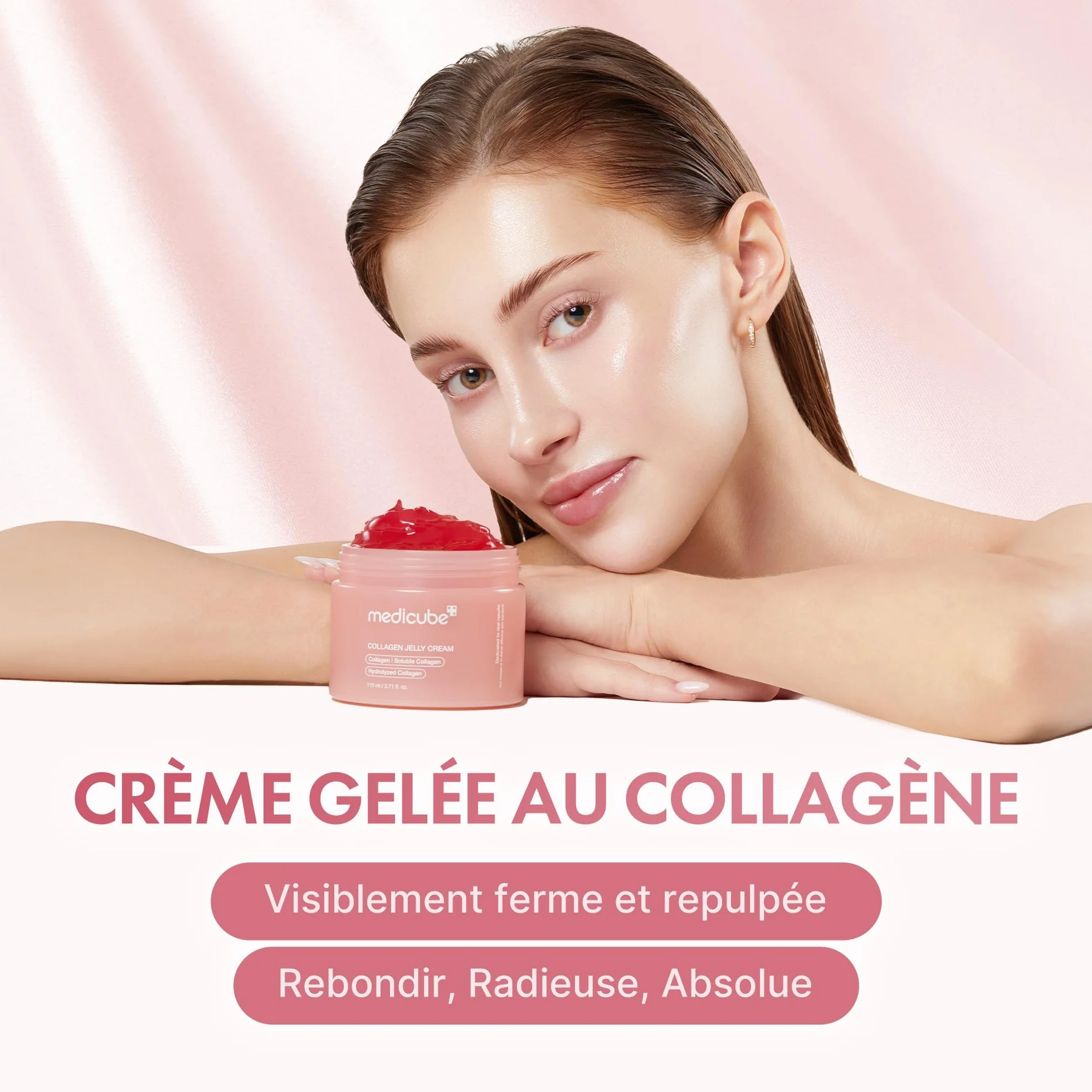 Medicube Crème Gelée Repulpante au Collagène Niacinamide Collagène Lyophilisé Soin Raffermissant 50ml