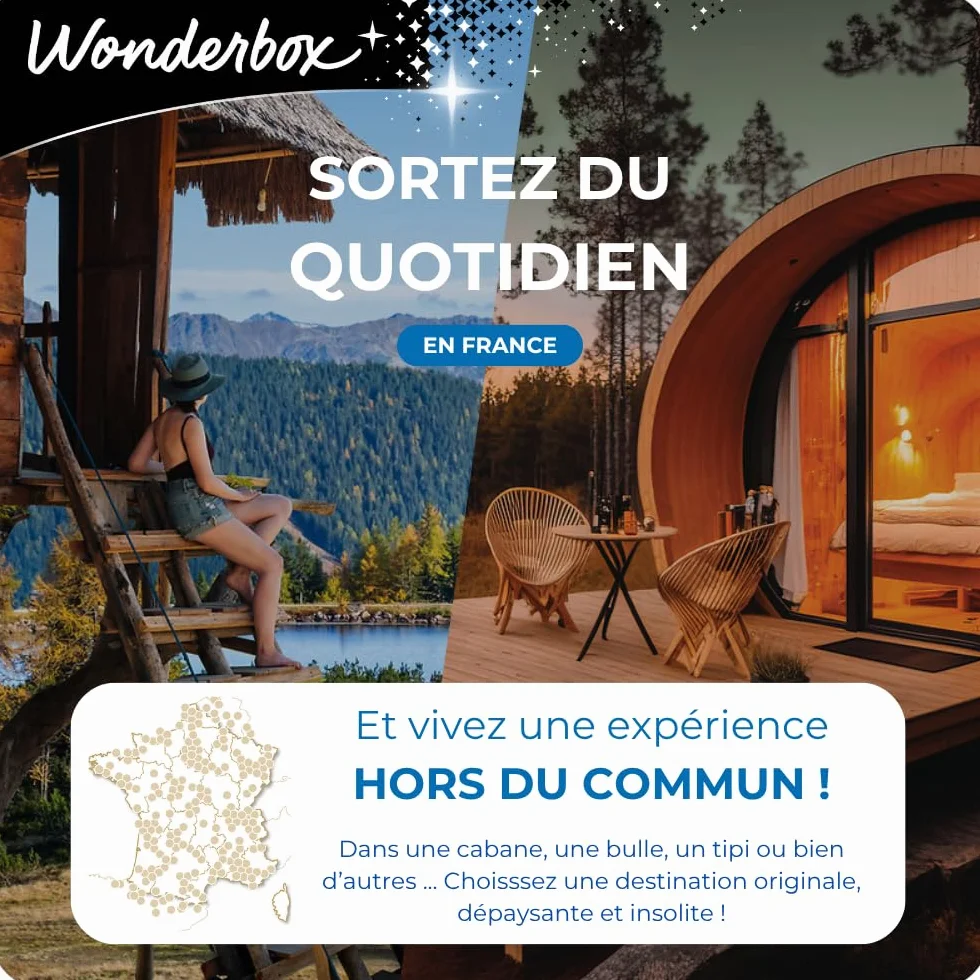 Wonderbox Insolite Week-End Gourmand Coffret Cadeau Séjours