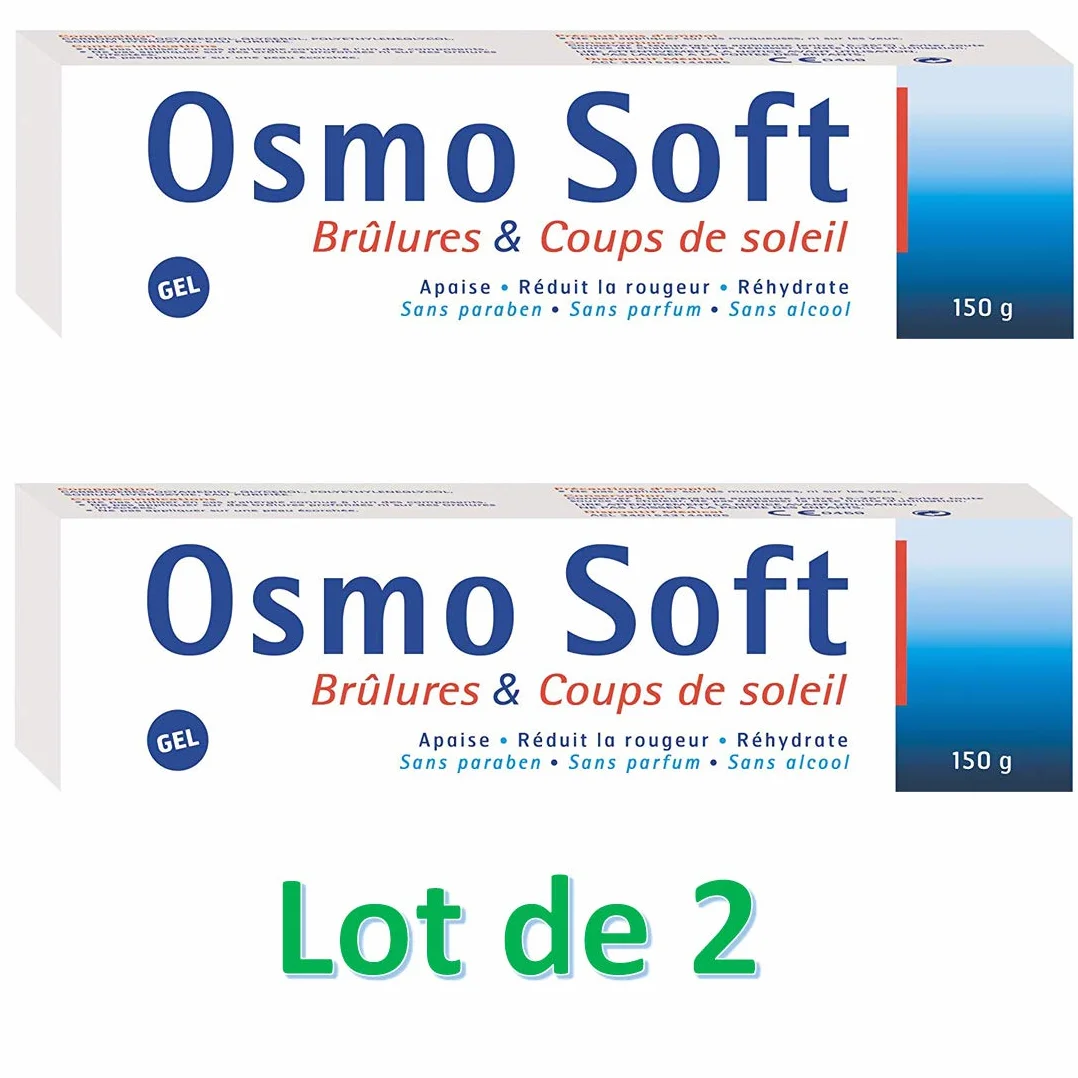 Brûlures & Coups de Soleil lot de 2 tubes de 150 g