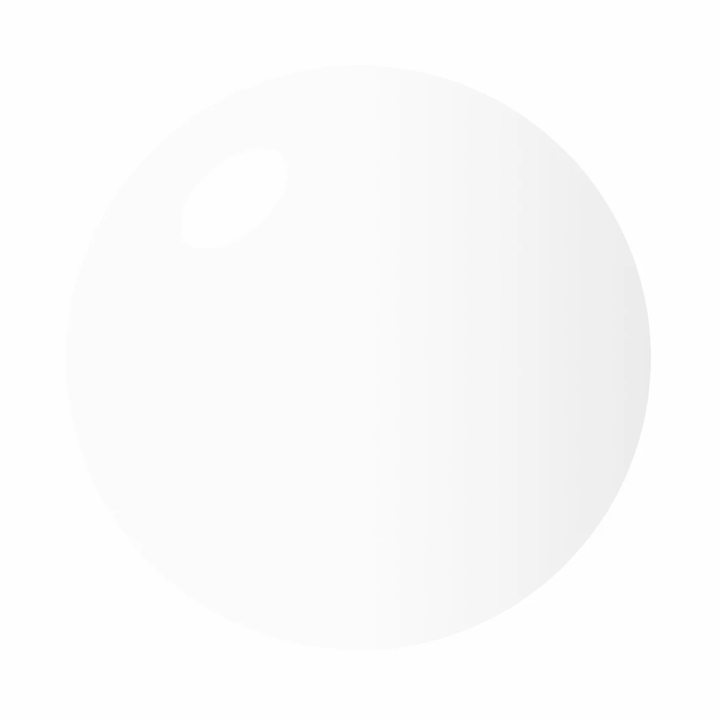 Vishine 8ml Vernis à Ongles Gel Semi Permanent Blanc French White UV LED Nail Polish LM046