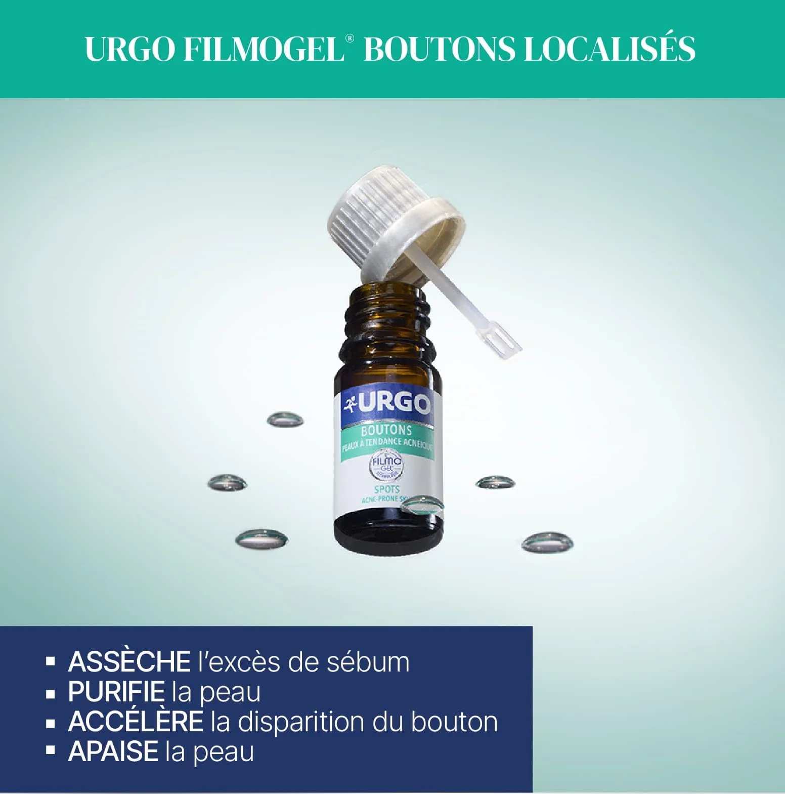 Urgo Filmogel boutons complexe rétinoïde acide hyaluronique huile essentielle Tea Tree 3,25ml