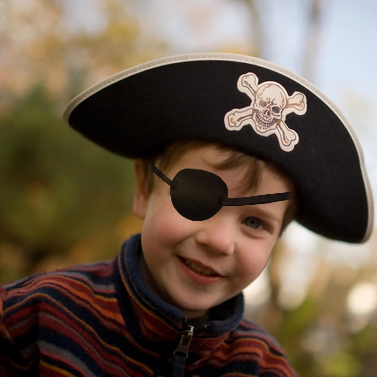 3D Cache Oeil Kit 2 Pièces Patchs Oculaires Médical Pirate Amblyopie Cosplay