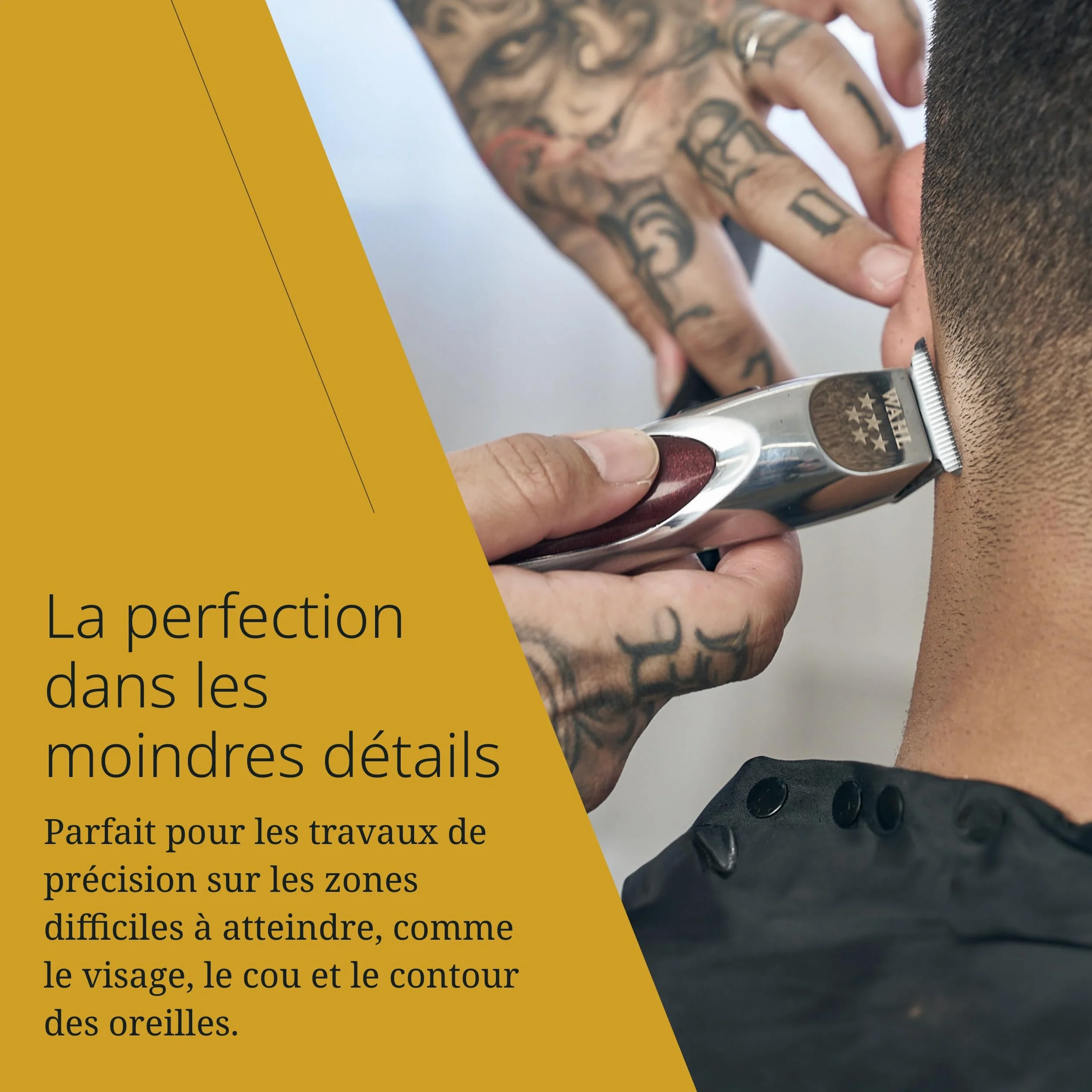 Wahl A-LIGN Tondeuse pour zones serrées visage barbe cheveux