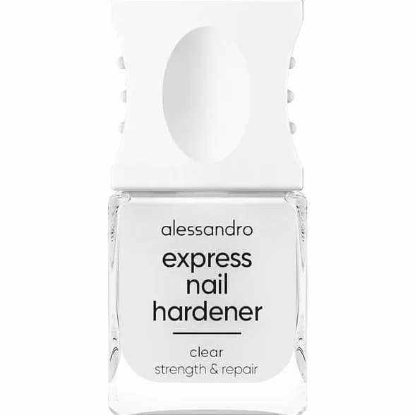 alessandro Express Nail Hardener Clear – Durcisseur pour ongles – Finition brillante – Végétalien