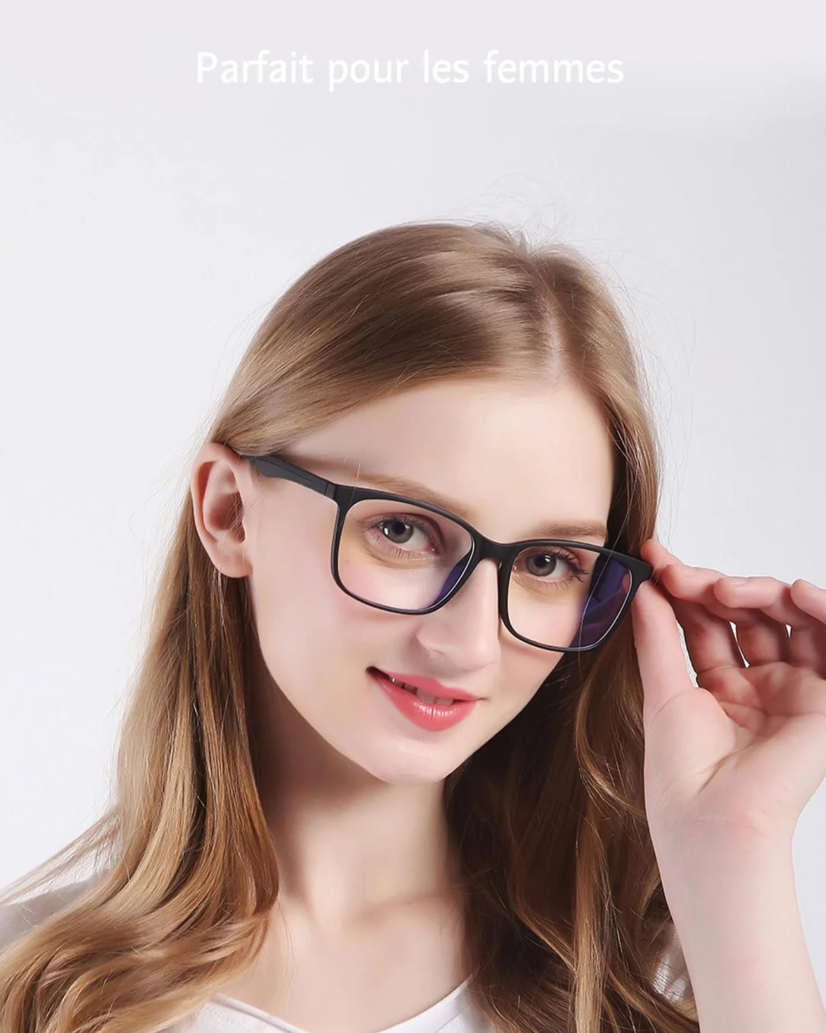 ANRRI lunettes bloquant la lumière bleue Anti-Fatigue oculaire monture légère bleu hommes femmes