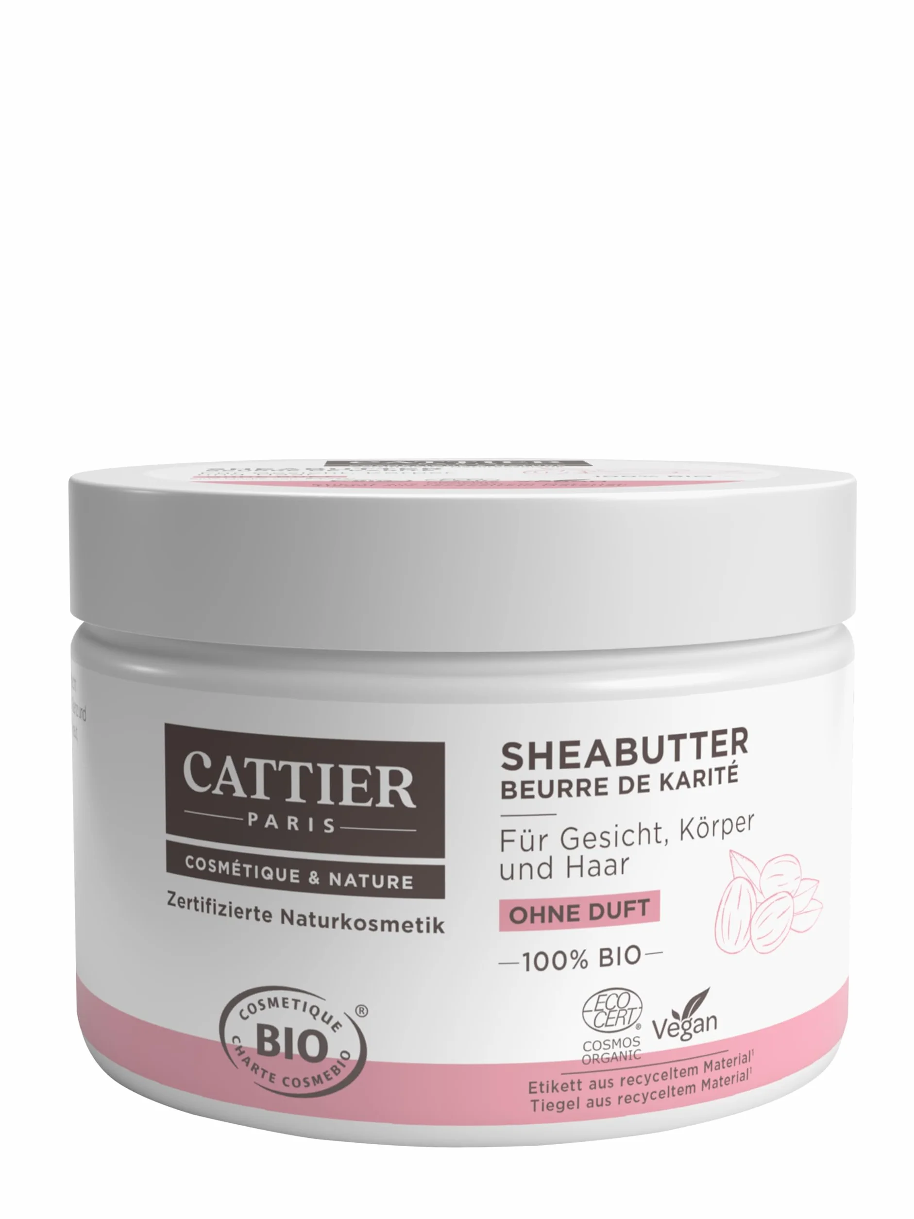Cattier Beurre de Karité 100% Bio 100g
