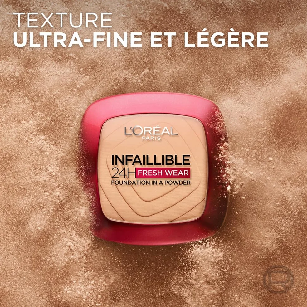 L’Oréal Paris Infaillible 24H Fresh Wear Fond de Teint Poudre Waterproof Beige Doré 140 9g