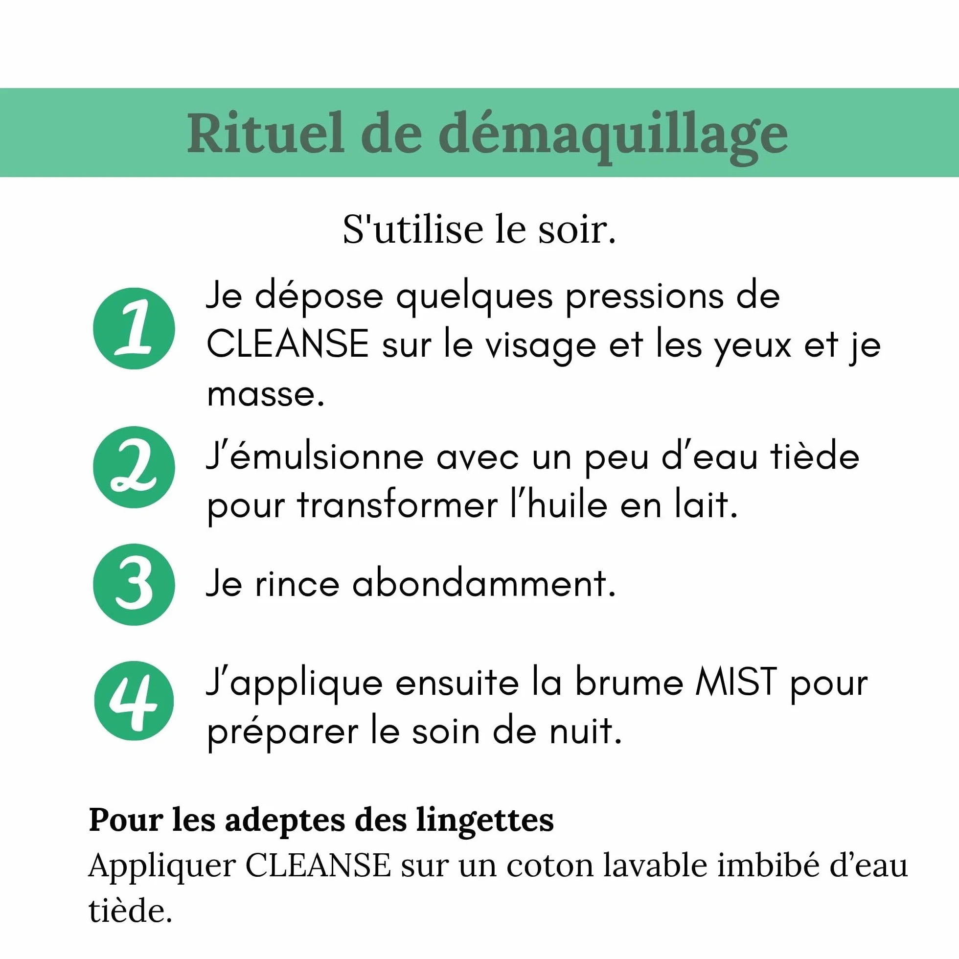 LES HUILETTES - Nettoyant Démaquillant CLEANSE - Tensio-actif doux - Nettoie en douceur le Visage et les Yeux - Tous types de peau - Epidermes Malmenés par des nettoyages agressifs - LAB ESSENTIEL