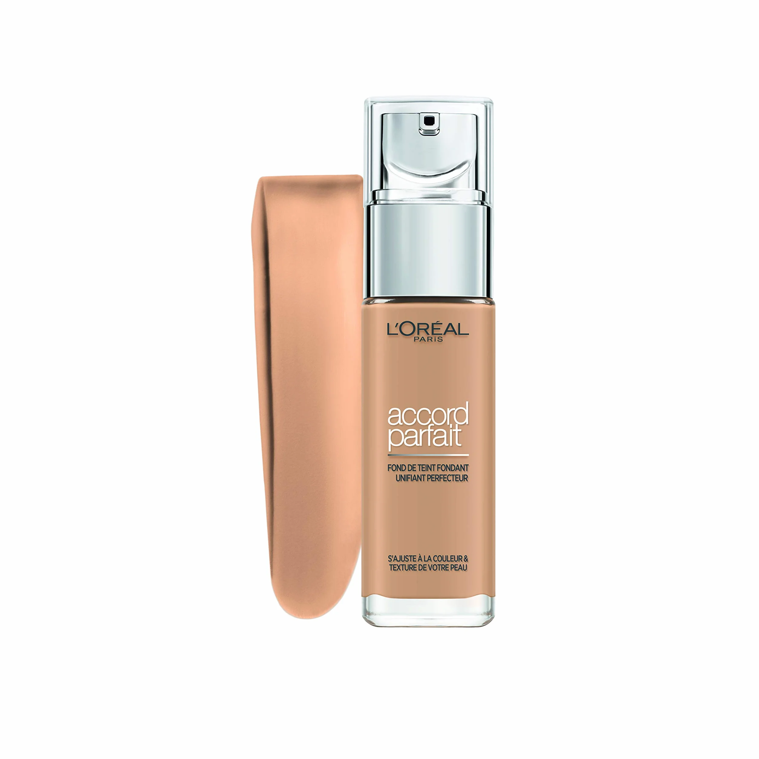 L'Oréal Paris Fond de Teint Fluide Hydratation 24H Acide Hyaluronique Teinte Beige Doré 3.D 30 ml