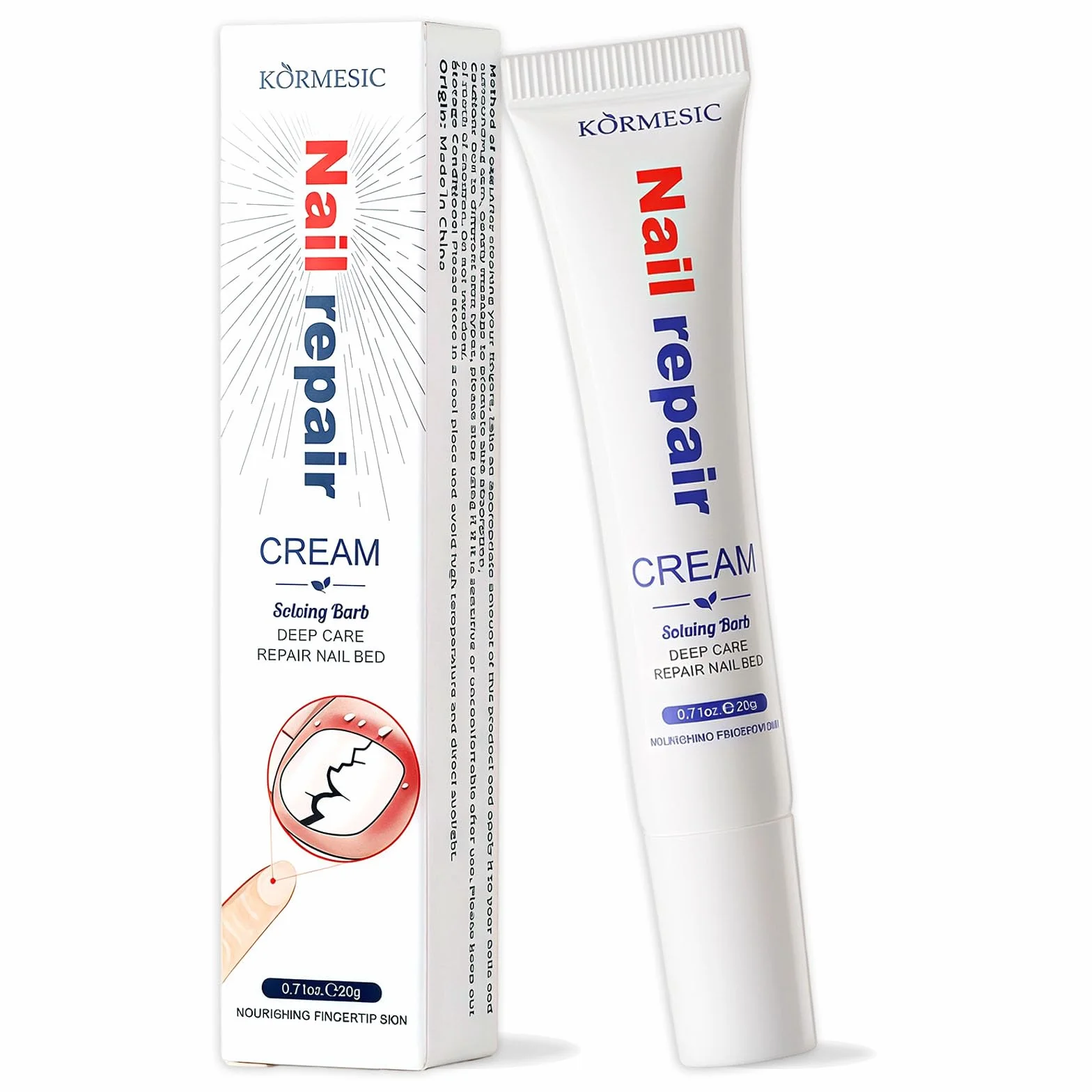 Crème Réparatrice Cuticules 2×20g Soin Profond Hydratant Apaisant Ongles