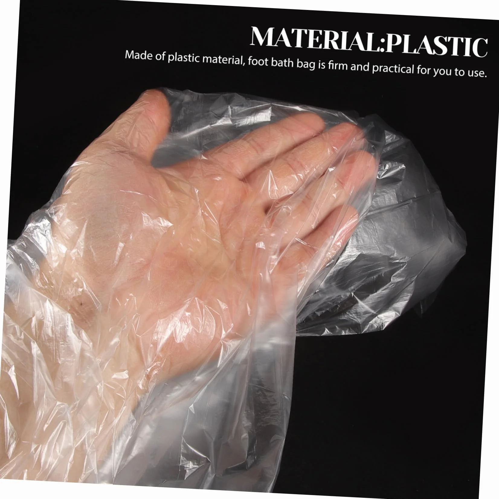 Lot de 80 sacs jetables pour bain de pieds - Imperméables - Pour spa - Pratique - Pour salon et maison - Léger et respirant - Pas d'effort d'installation