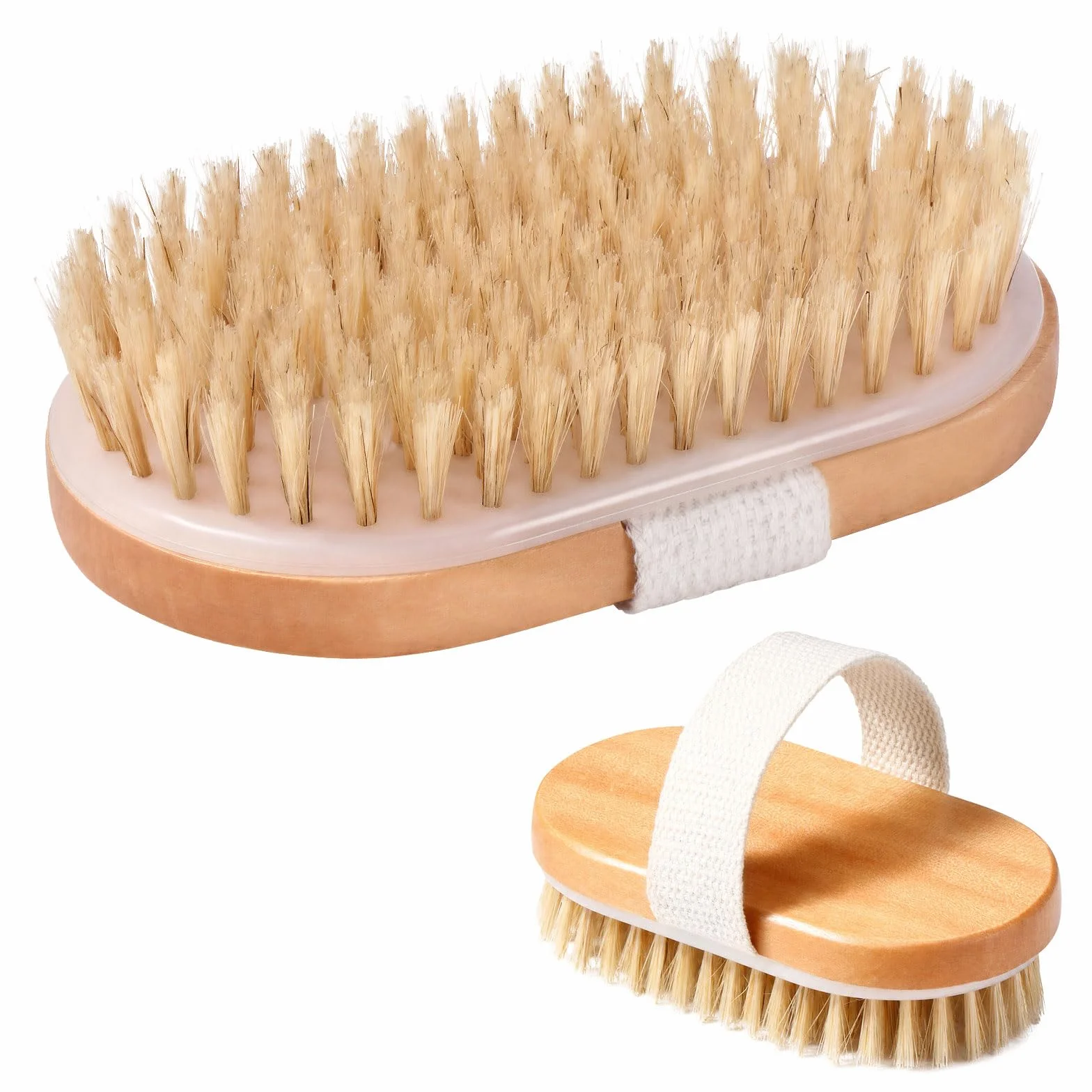 Brosse à Sec Corps pour Drainage Lymphatique Anti-cellulite Exfoliante Circulation Sanguine