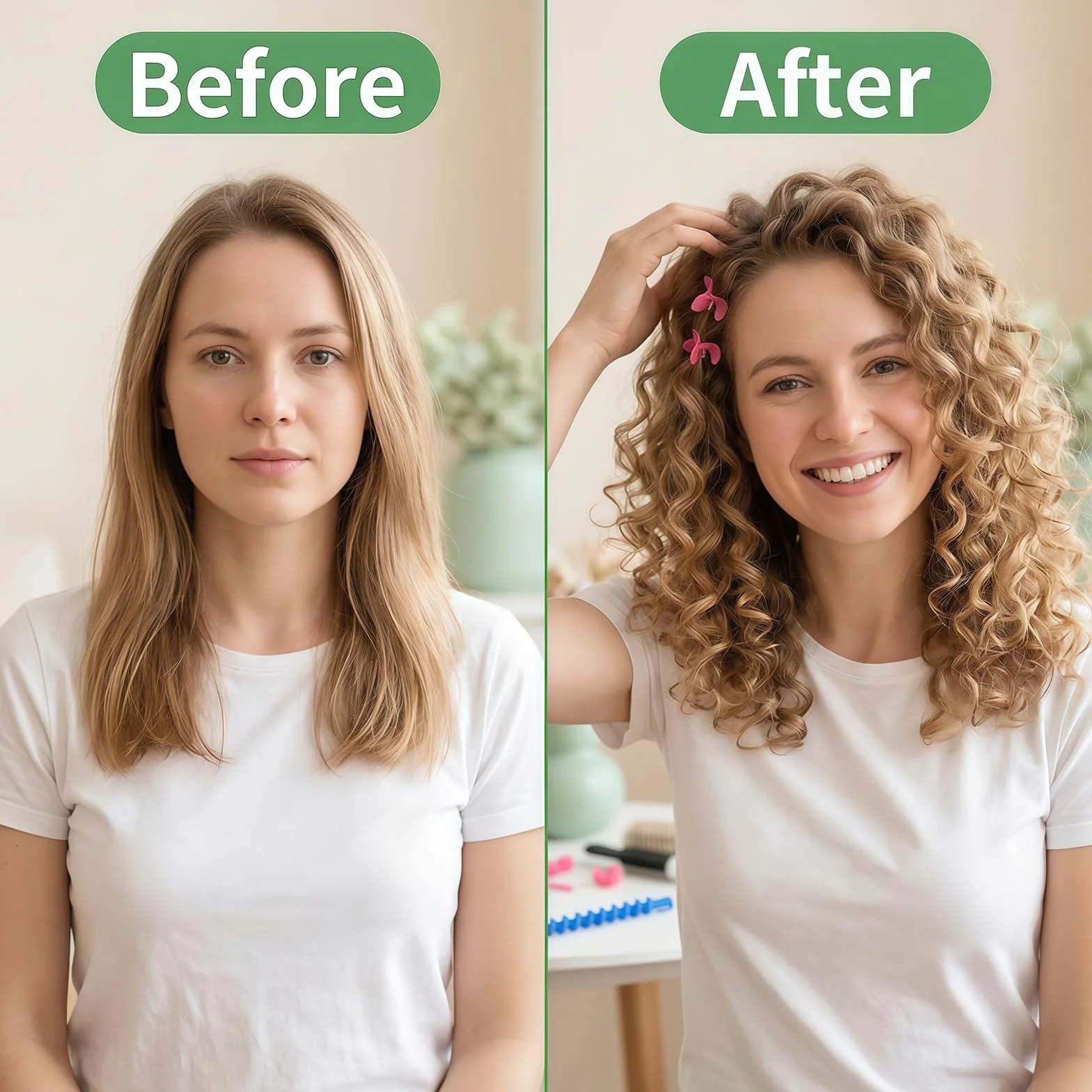Lot de 26 tiges de permanente en spirale de 15,2 cm en plastique coloré pour cheveux longs/moyens pour coiffure, coiffure, bouclage, permanente, sans chaleur, pour femmes et filles