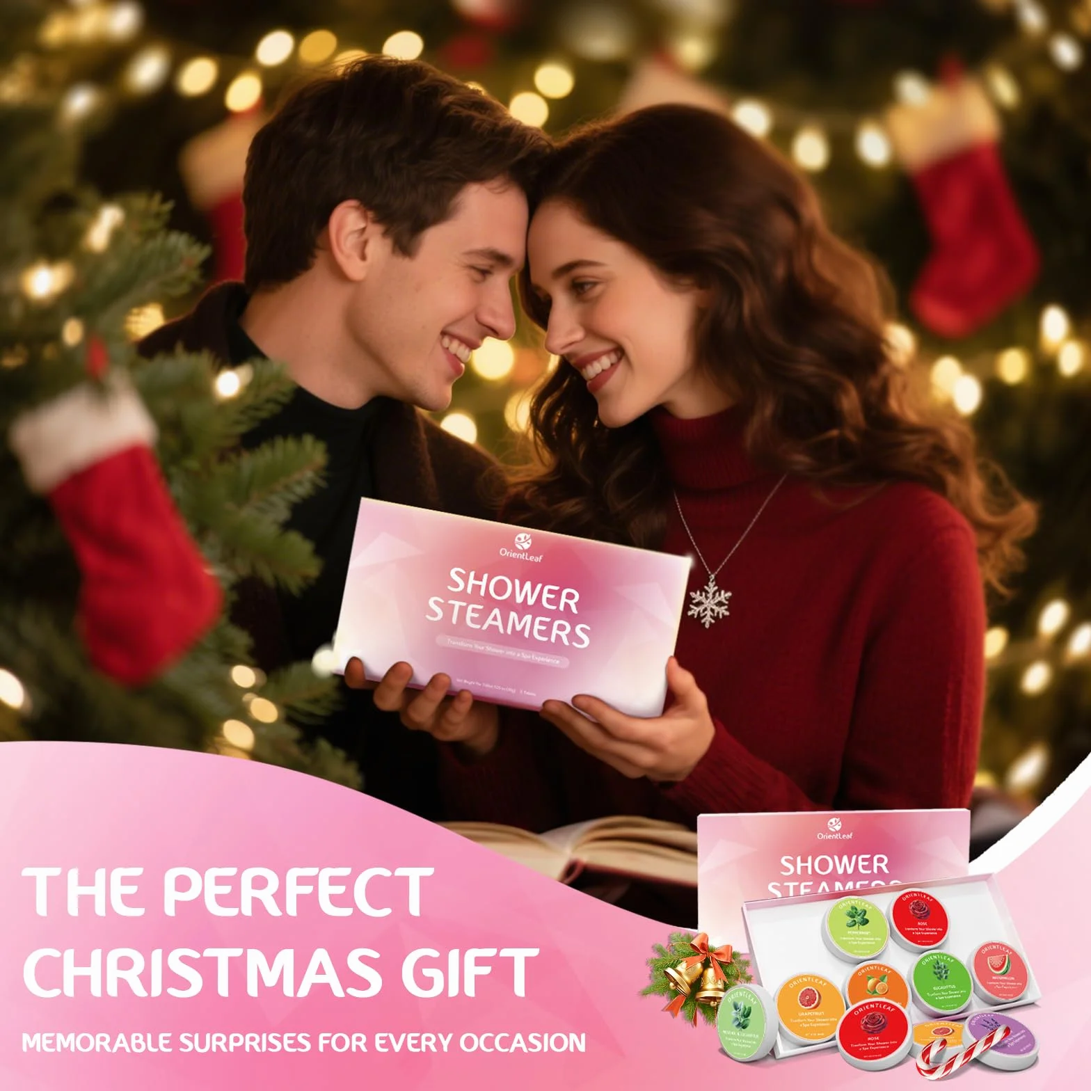 ORIENTLEAF Bombes De Douche Aromathérapie Coffret Cadeau Femme