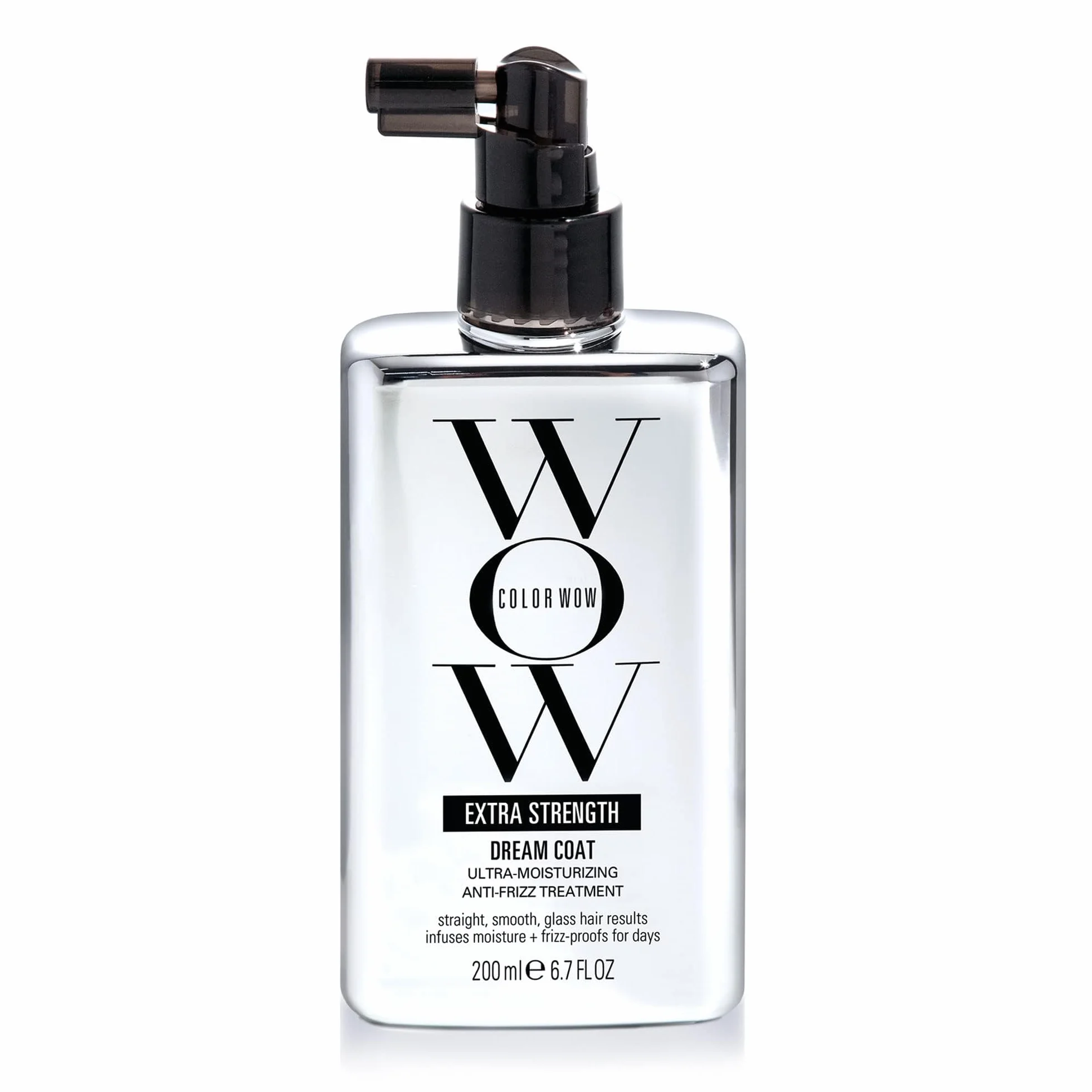 COLOR WOW - Spray Cheveux Anti-Frisottis Ultra-Hydratant Pour Cheveux Bouclés & Frisés - Lissage & Brillance Longue Durée - Soin Sans Rinçage Dream Coat Extra Strength - 200 ml
