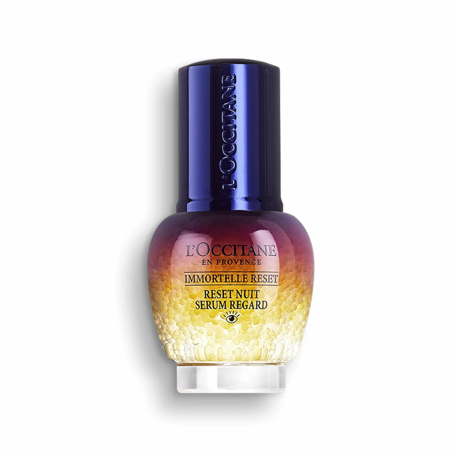 L'OCCITANE Sérum Regard Immortelle Reset Nuit 15 ml Réduit les poches et les cernes Fabriqué en France