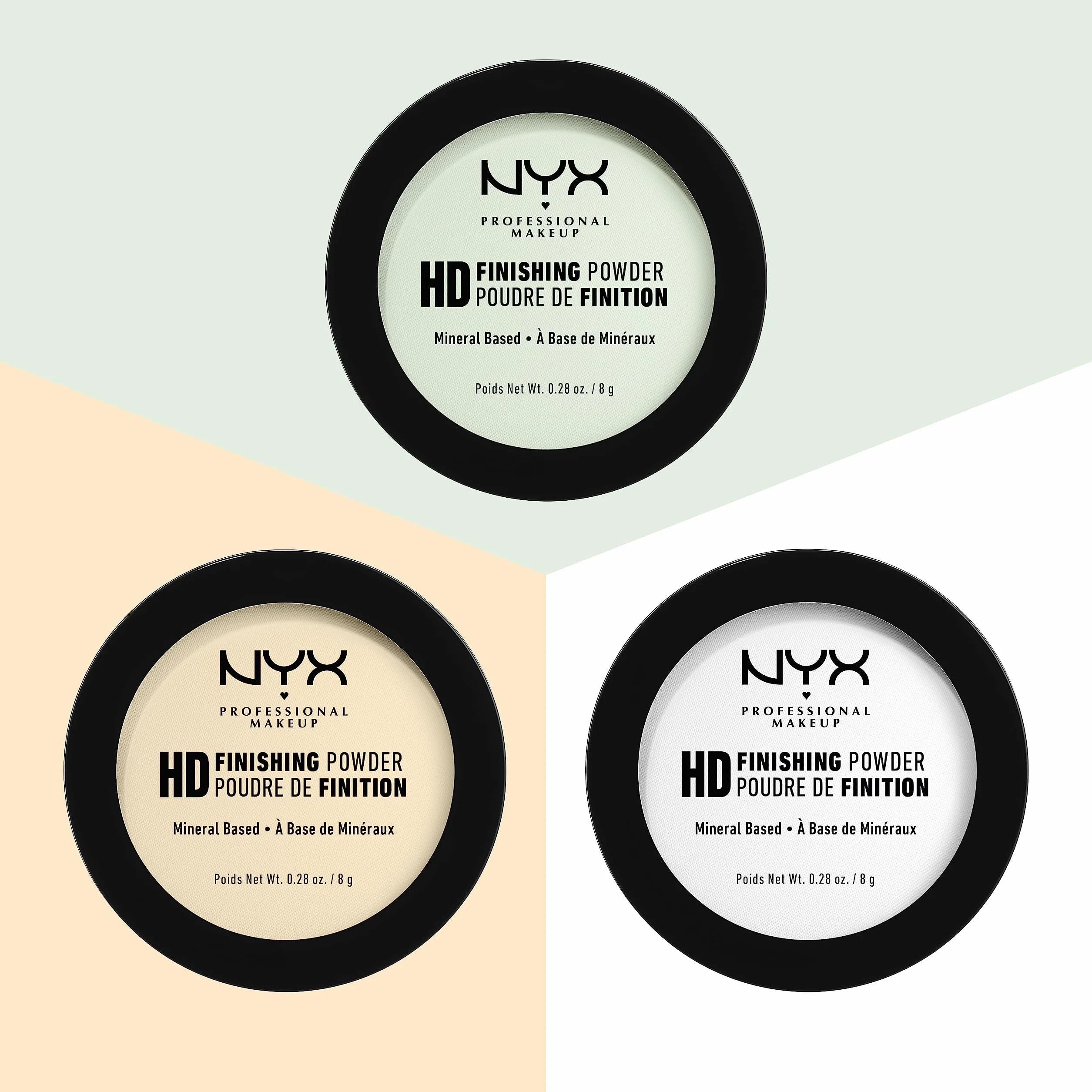 NYX Professional Makeup Poudre de Finition Compacte High Definition Translucide