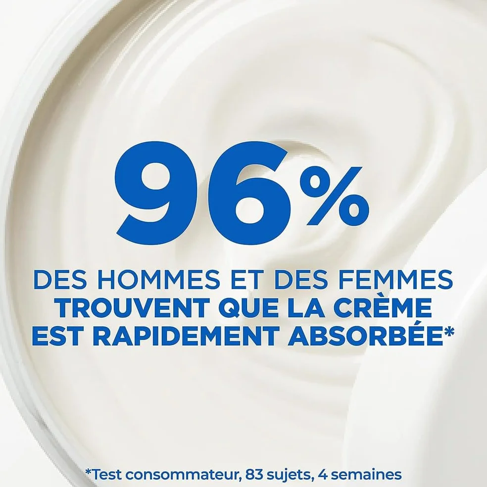 Mixa Intensif Peaux Sèches La Crème Fraîche à l’Acide Hyaluronique Pur Hydratation 24h Hypoallergénique 400ml