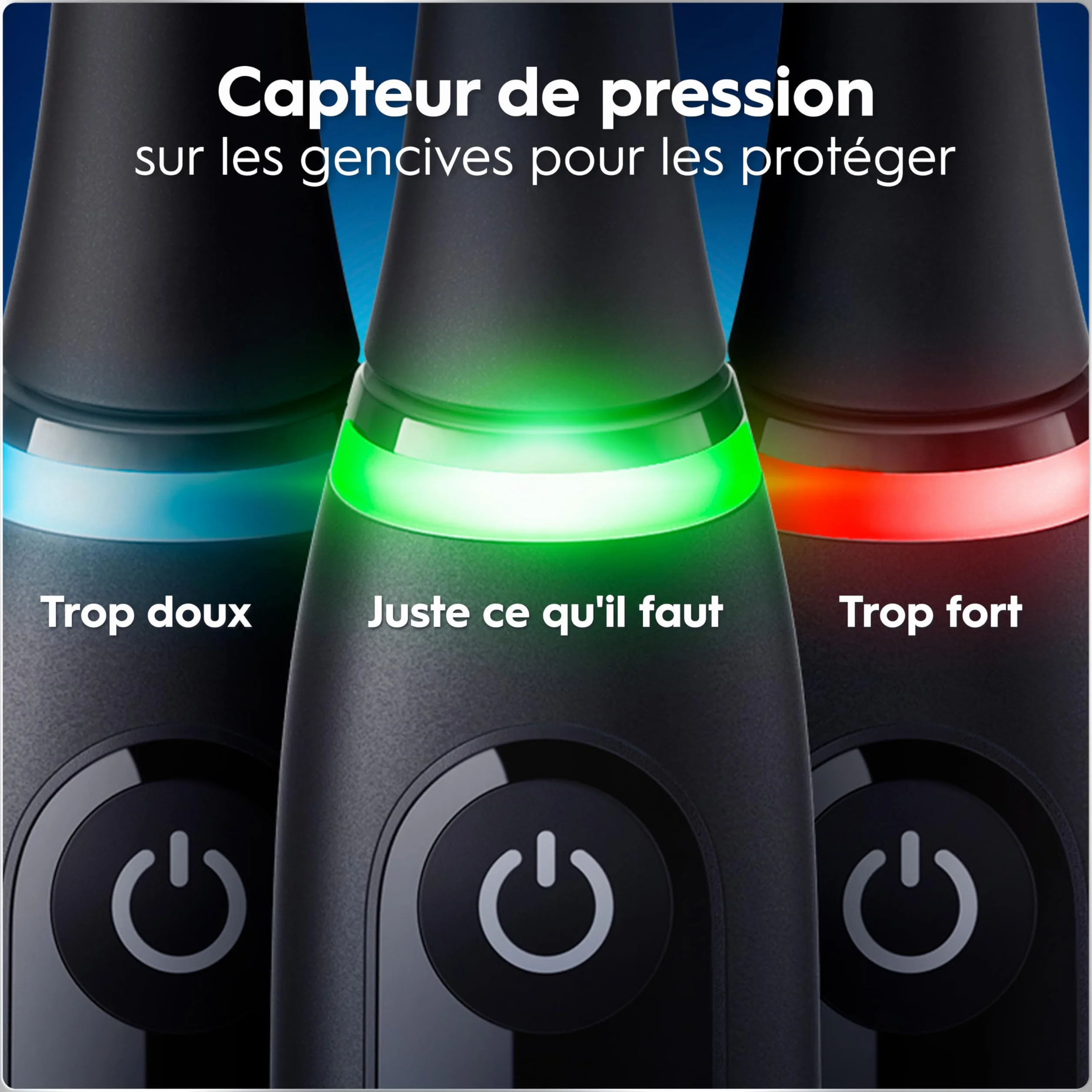 Oral-B Brosse à Dents Electrique iO 6, Noire, 5 Modes, Capteur de Pression, Batterie Rechargeable
