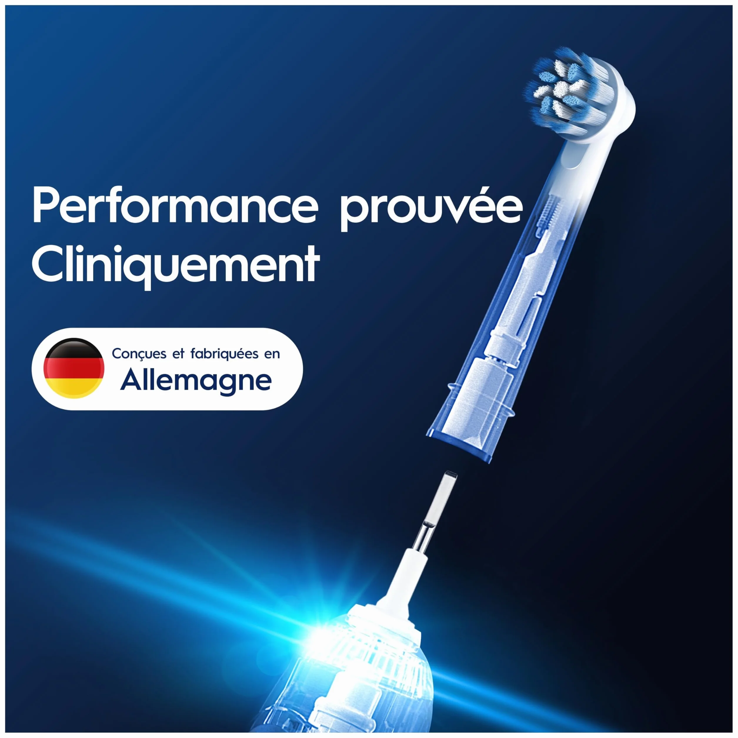 Oral-B Brossettes de Rechange Sensitive Clean, Lot de 12, Blanches – Recharges Brosse à Dents Électrique Pro avec Brins Ultra Doux