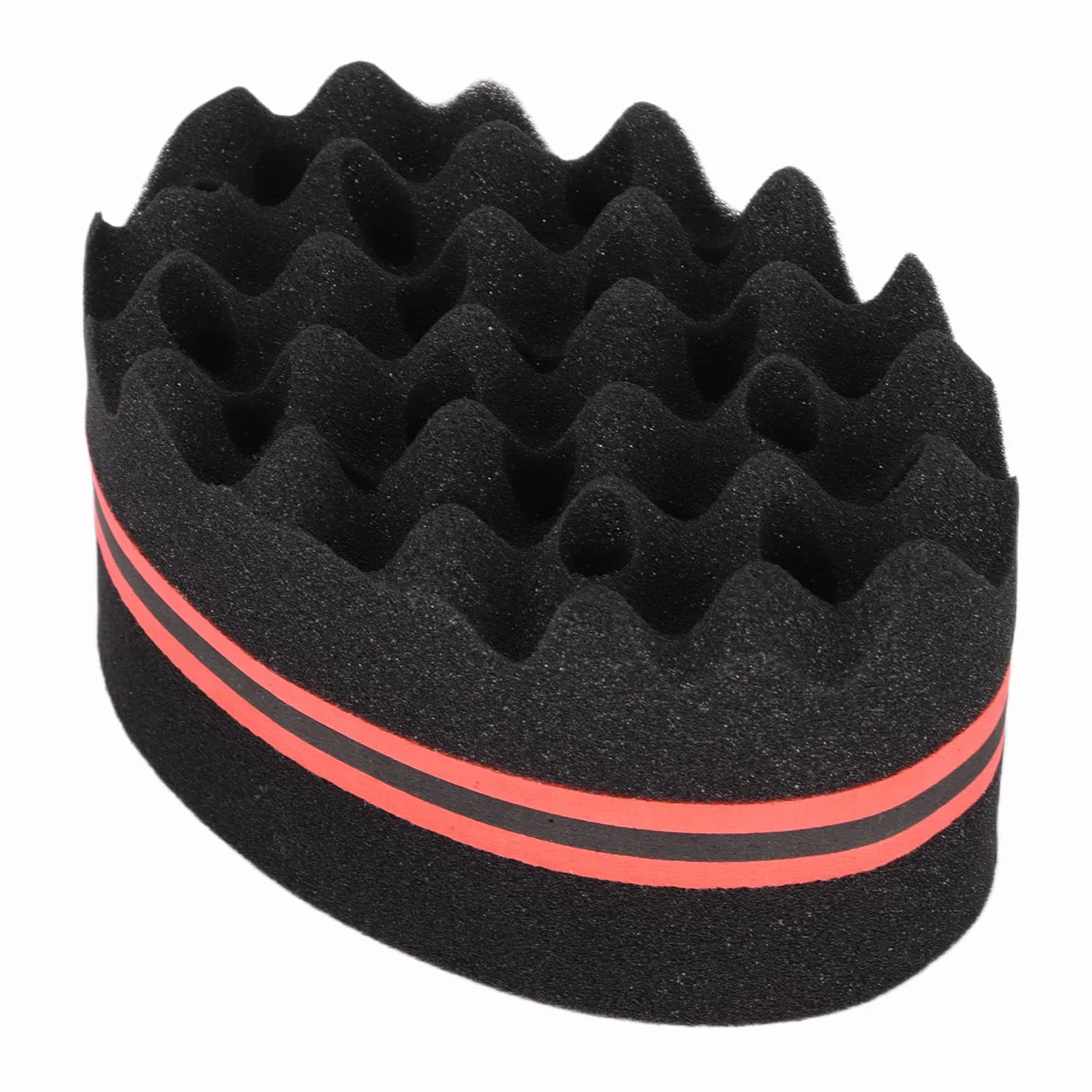 Sorandy Brosse éponge à Cheveux Gros Trous Torsadé Hommes Femmes Cheveux Courts Bouclés Peigne Afro Mousse Portable Voyages