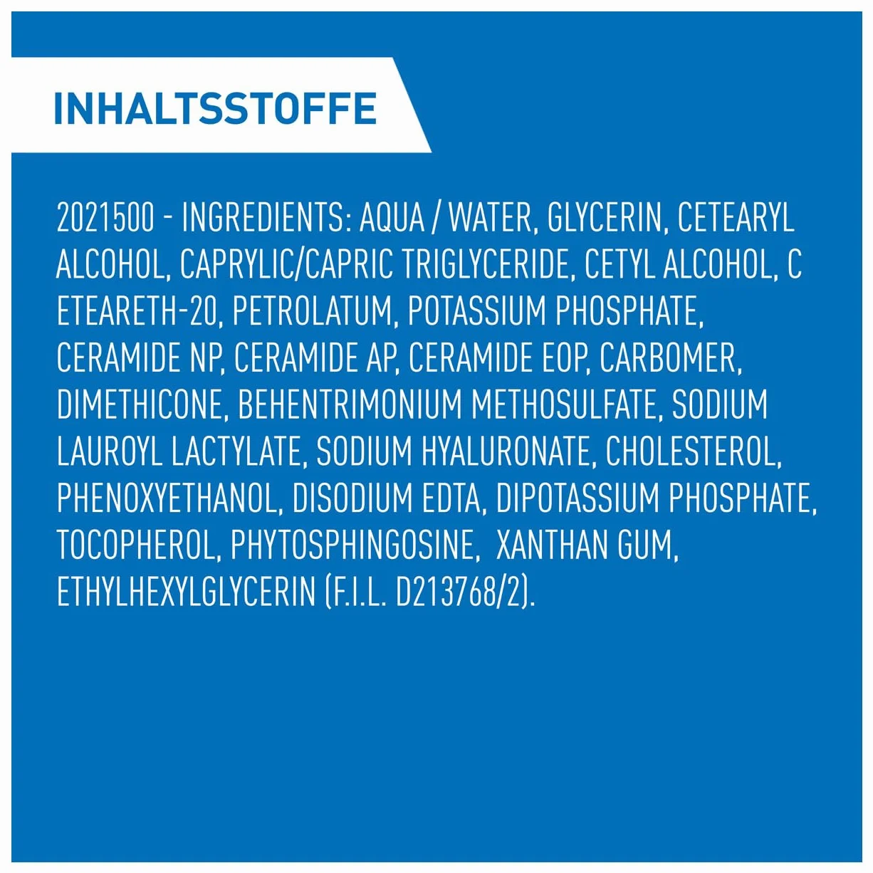 CeraVe Baume Hydratant Corps et Visage 48H Hydratation Acide Hyaluronique 3 Céramides Peau Sèche Très Sèche Atopique 454 g