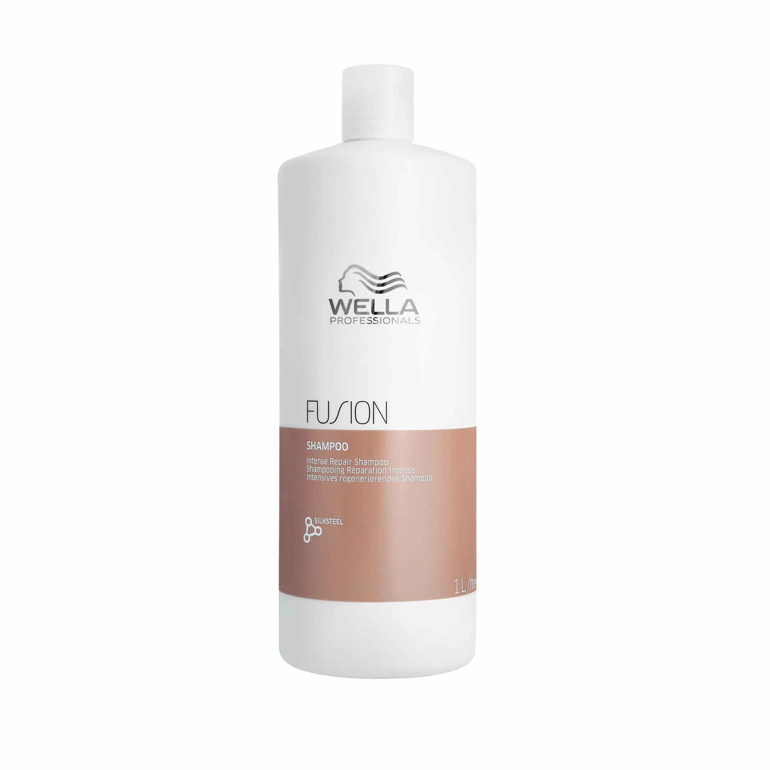 Wella Professionals FUSION Shampoing Réparation Intense Cheveux Secs Abîmés Brillance