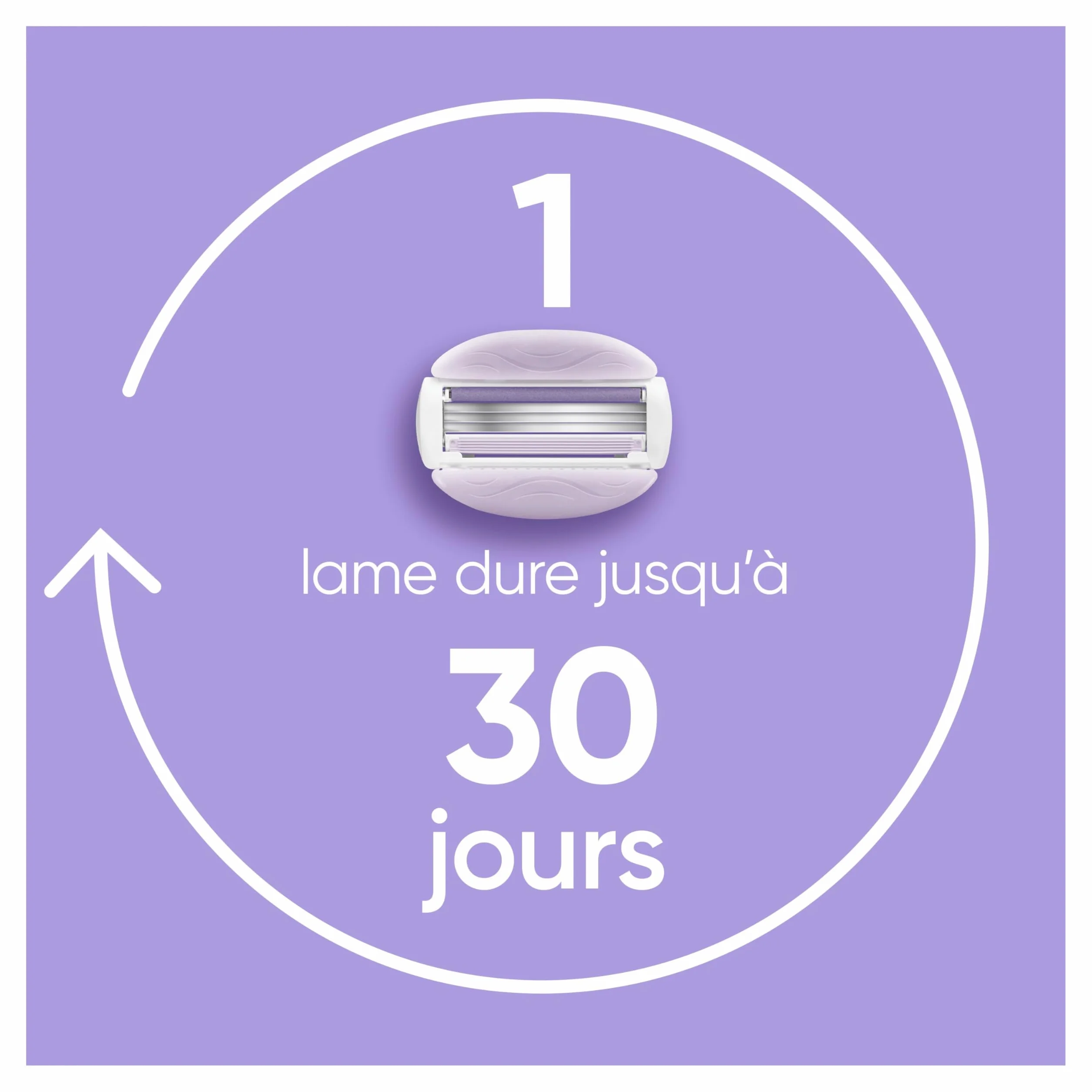 Gillette Venus Lames de Rasoir Femme ComfortGlide Breeze Pack de 4 Rechanges Cartouche Gel Parfumé Bande Lubrifiante Mousse Rase 30 Jours