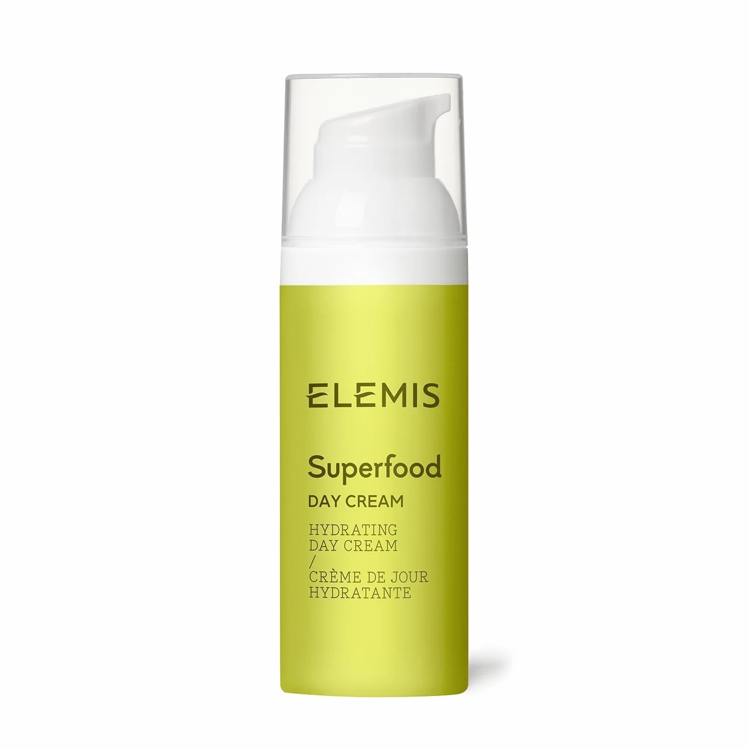 ELEMIS Crème de jour prébiotique aux superalimets pour reconstituer, hydrater et protéger, crème de visage pour un éclat radieux et frais, hydratant quotidien léger de visage, 50 ml