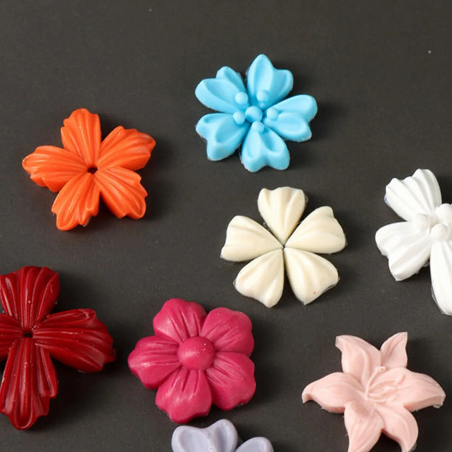 Moules en silicone 3D pour ongles forme fleur - Outil fabrication bijoux