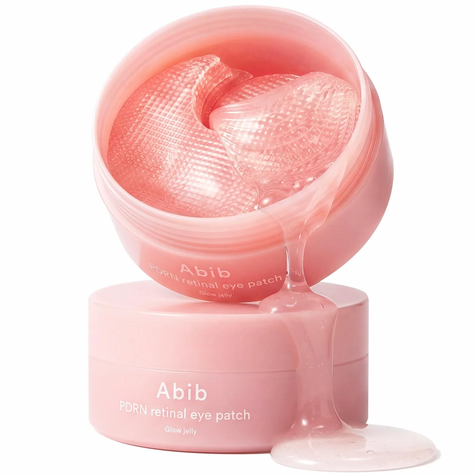 Abib Patchs Oculaires Rétiniens Pdrn Glow Jelly, Coréens Antirides, Collagène, Caféine, Niacinamide, 60 Patchs