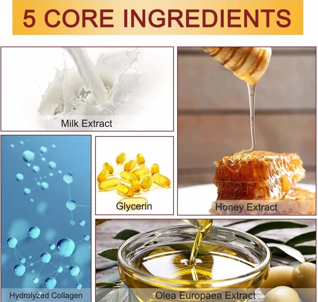 Masques hydratants exfoliants mains - Gants nourrissants peau sèche craquelée - Masque lait miel