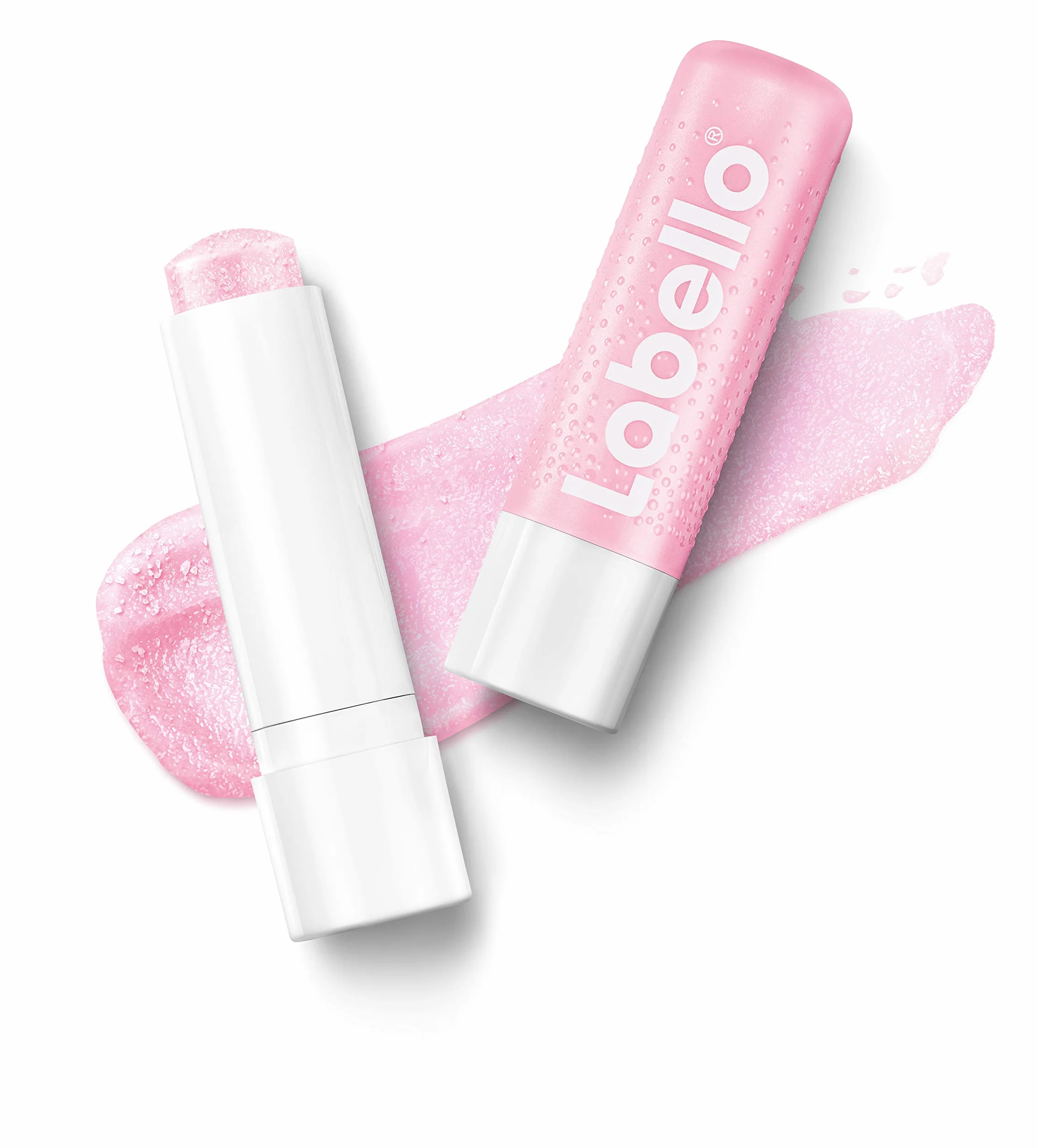 Labello Stick lèvres gommage hydratant 5,5 ml exfoliant aux particules de sucre soin nourrissant à l'huile d'églantier et vitamine E