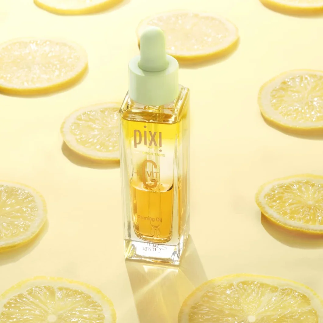 Pixi Beauty +C Vit Priming Oil | Huile Visage Nourrissante à la Vitamine C | Revitalise et Équilibre la Peau | Base de Maquillage Lumineuse | 30 ml / 1 fl oz