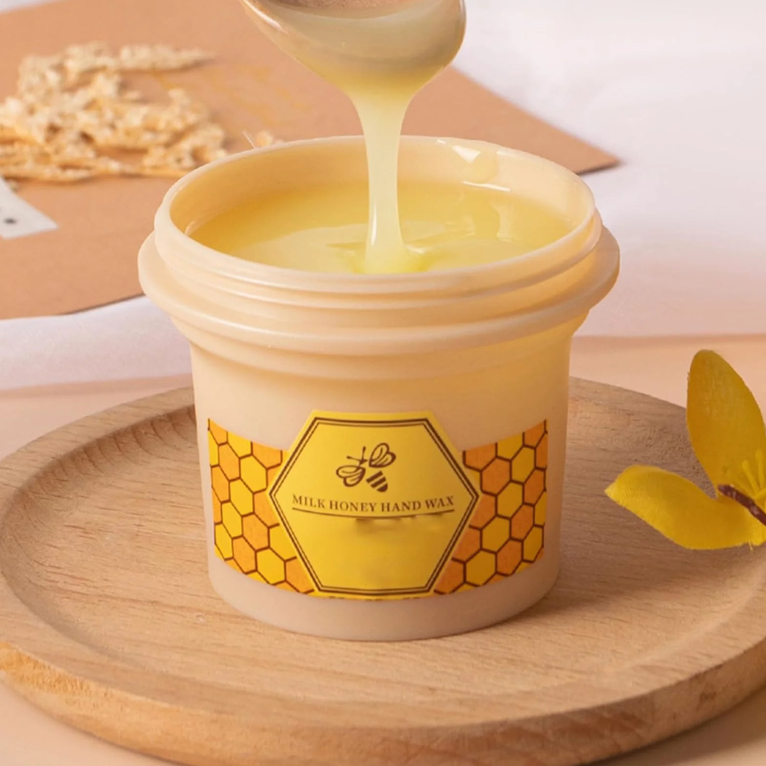 Masque pour les mains à la cire de lait au miel, exfoliant hydratant 120 g