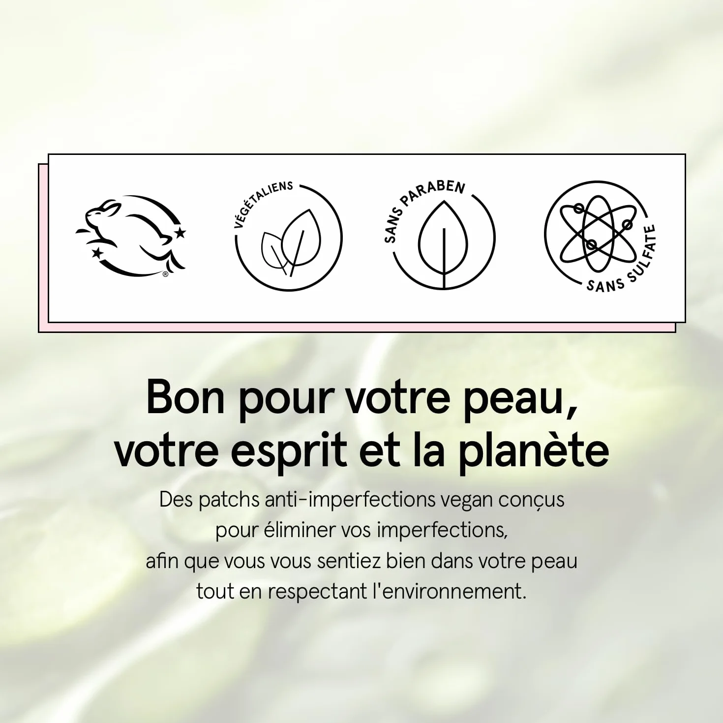 Grace & Stella Patch Hydrocolloïde Visage 36 unités Testés Dermatologues Vegan