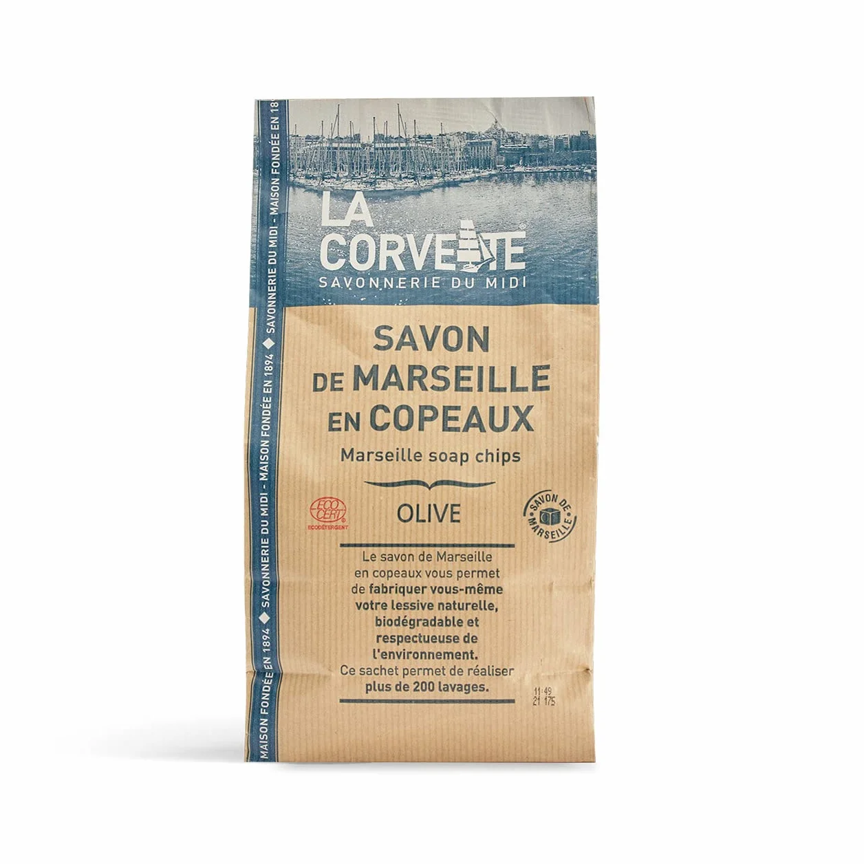 La Corvette Savon de Marseille en Copeaux Olive 750 g