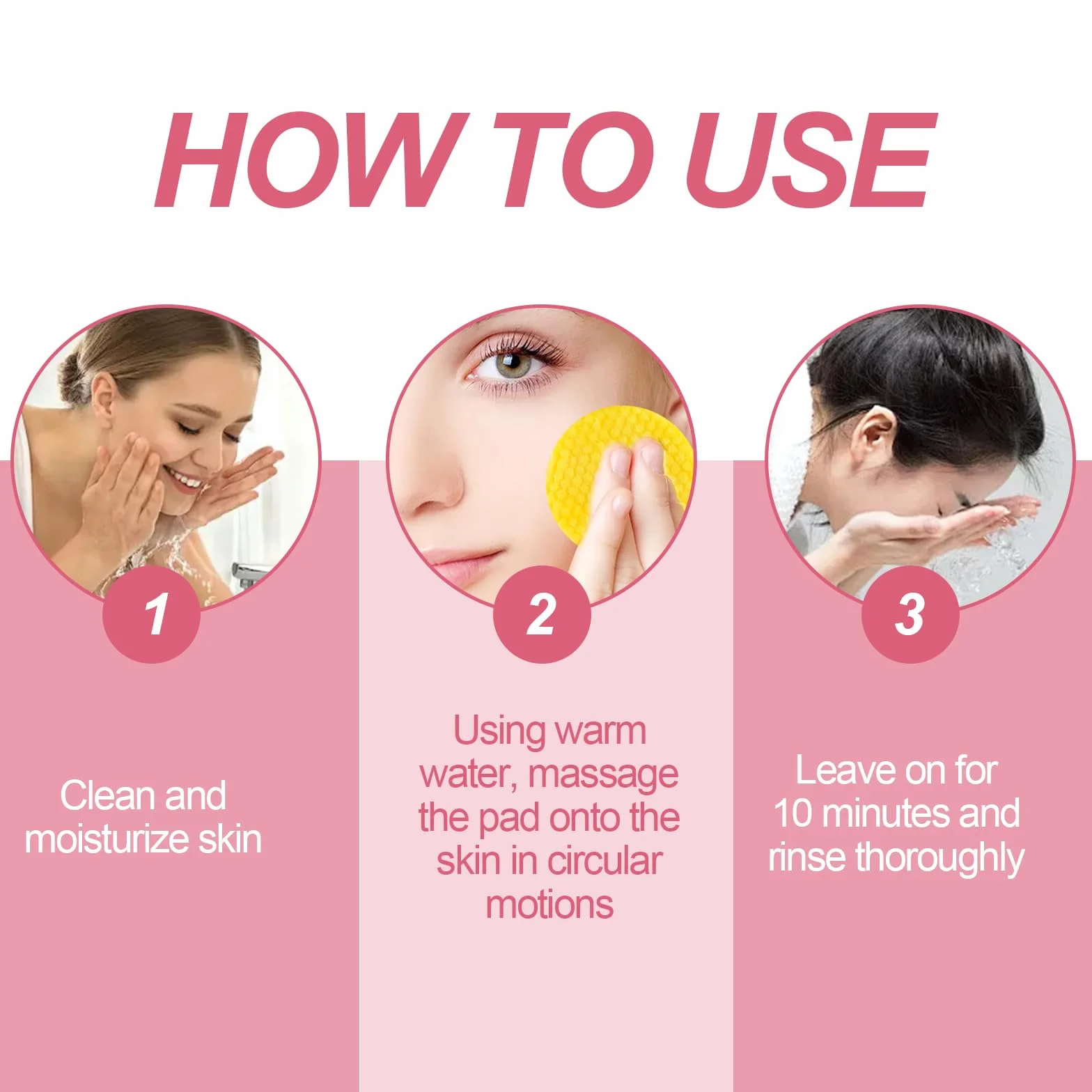 Turmeric Kojic Acid Exfoliating Cleansing Pads 40pcs