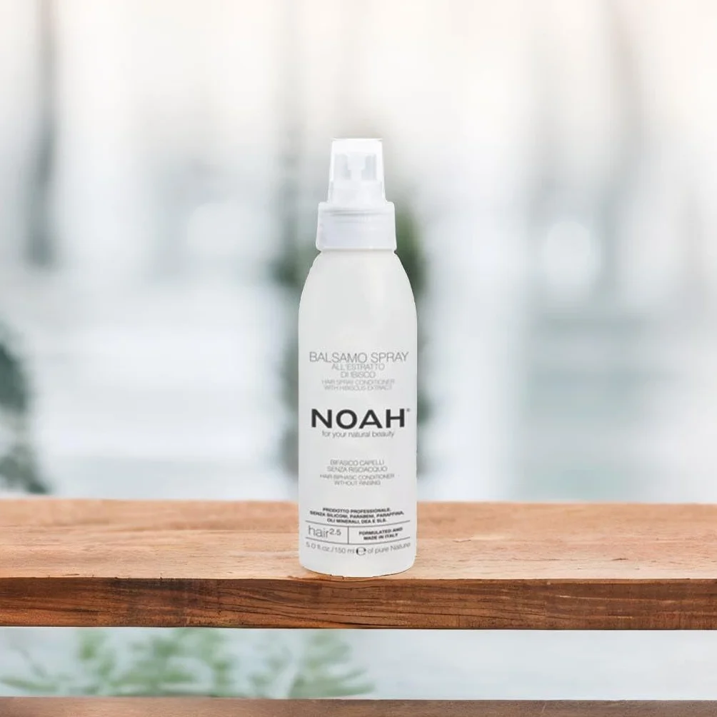 NOAH Après-shampoing biphasique pour cheveux sans rinçage avec mauve et aubépine 150 ml
