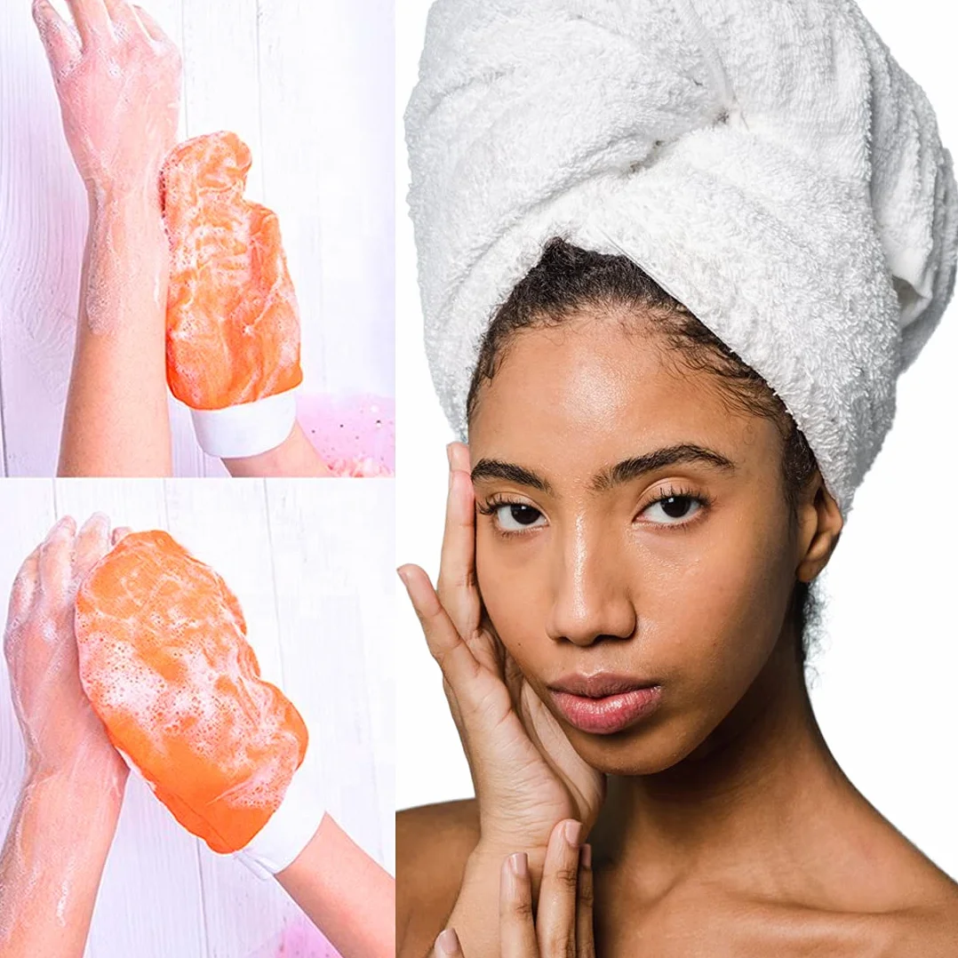 Gant Exfoliant De Crin Kessa Hammam Gommage Naturel Corps Visage Femme Homme