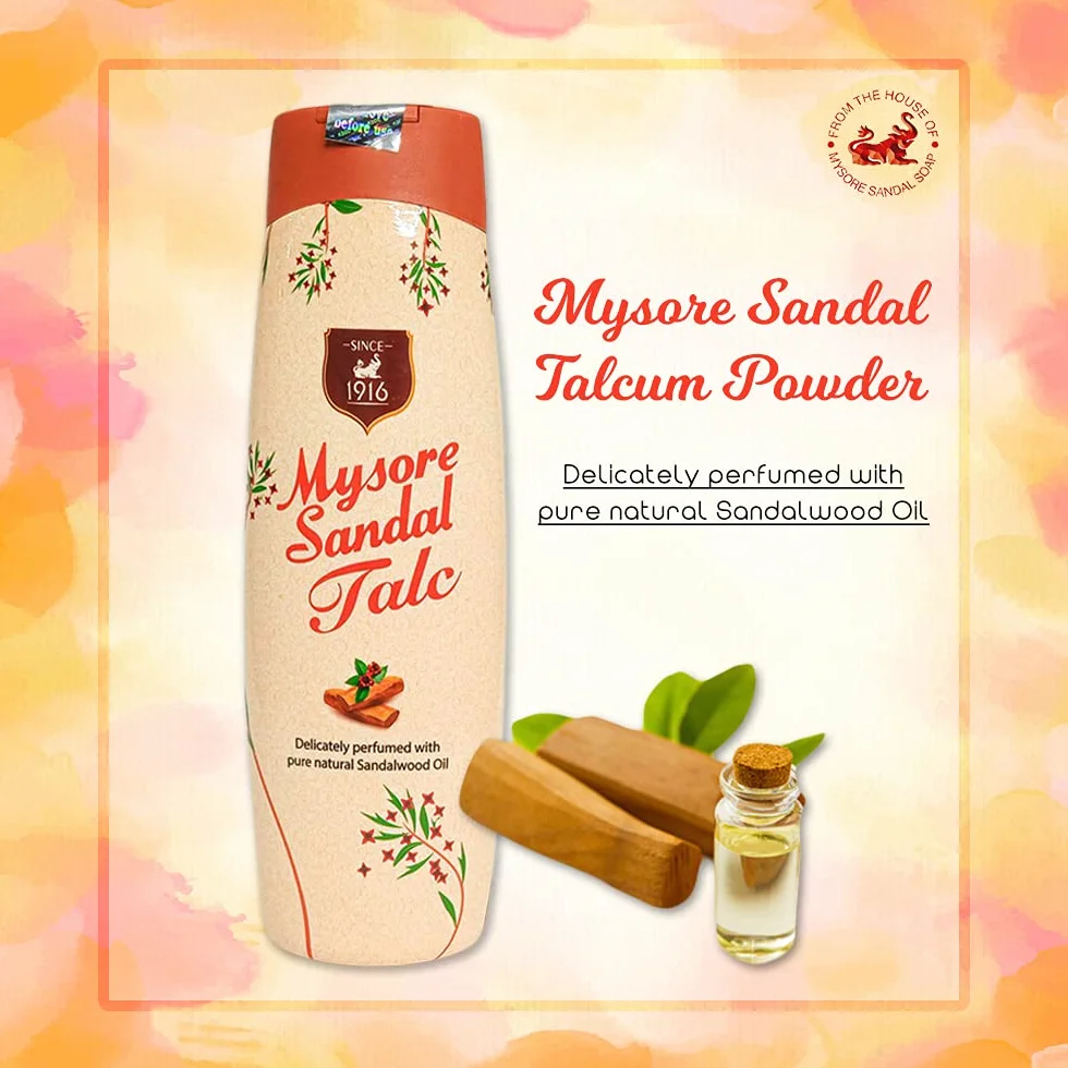 Mysore Sandal Talcum Powder 300g