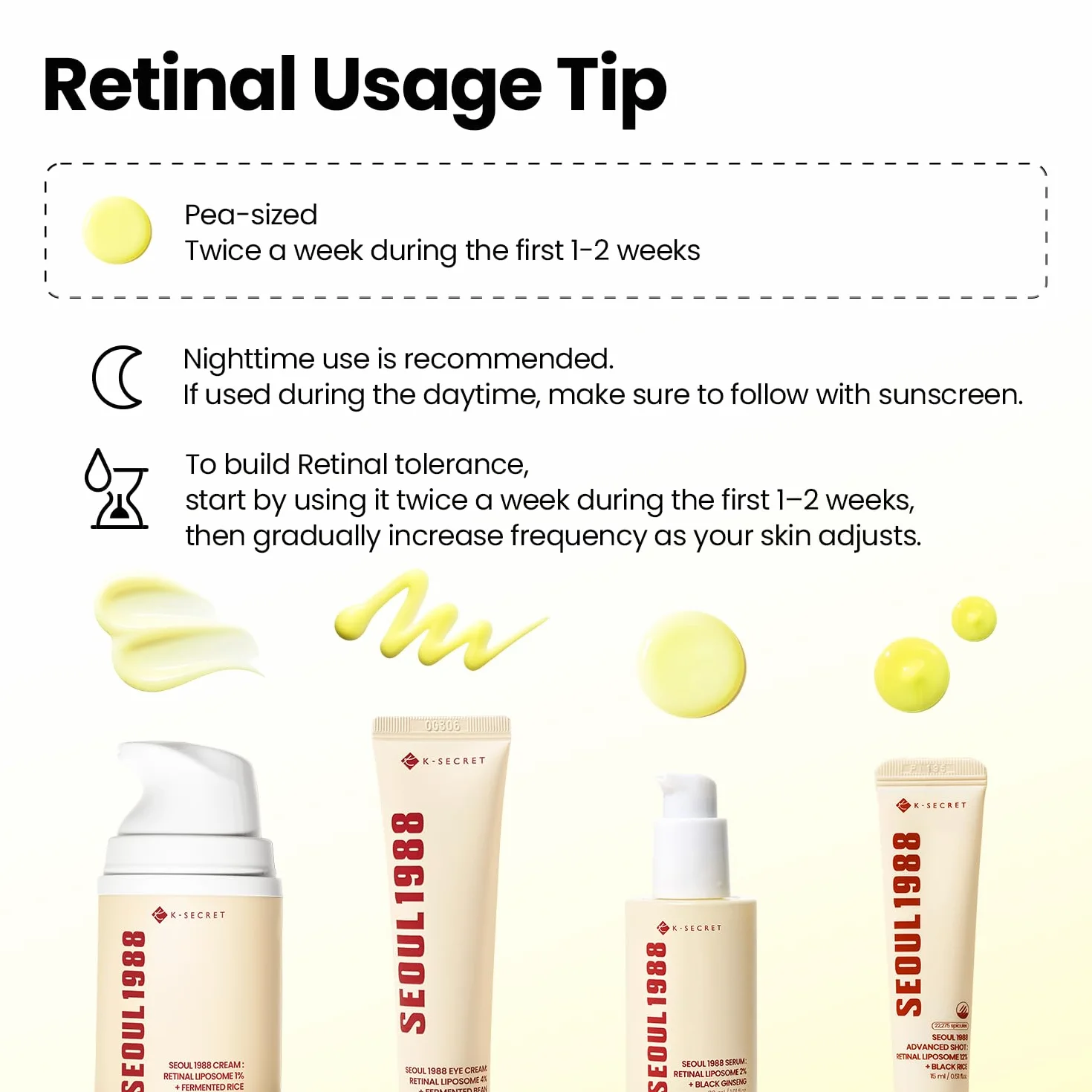 K-SECRET Crème contour des yeux liposome rétinien 4% haricot fermenté