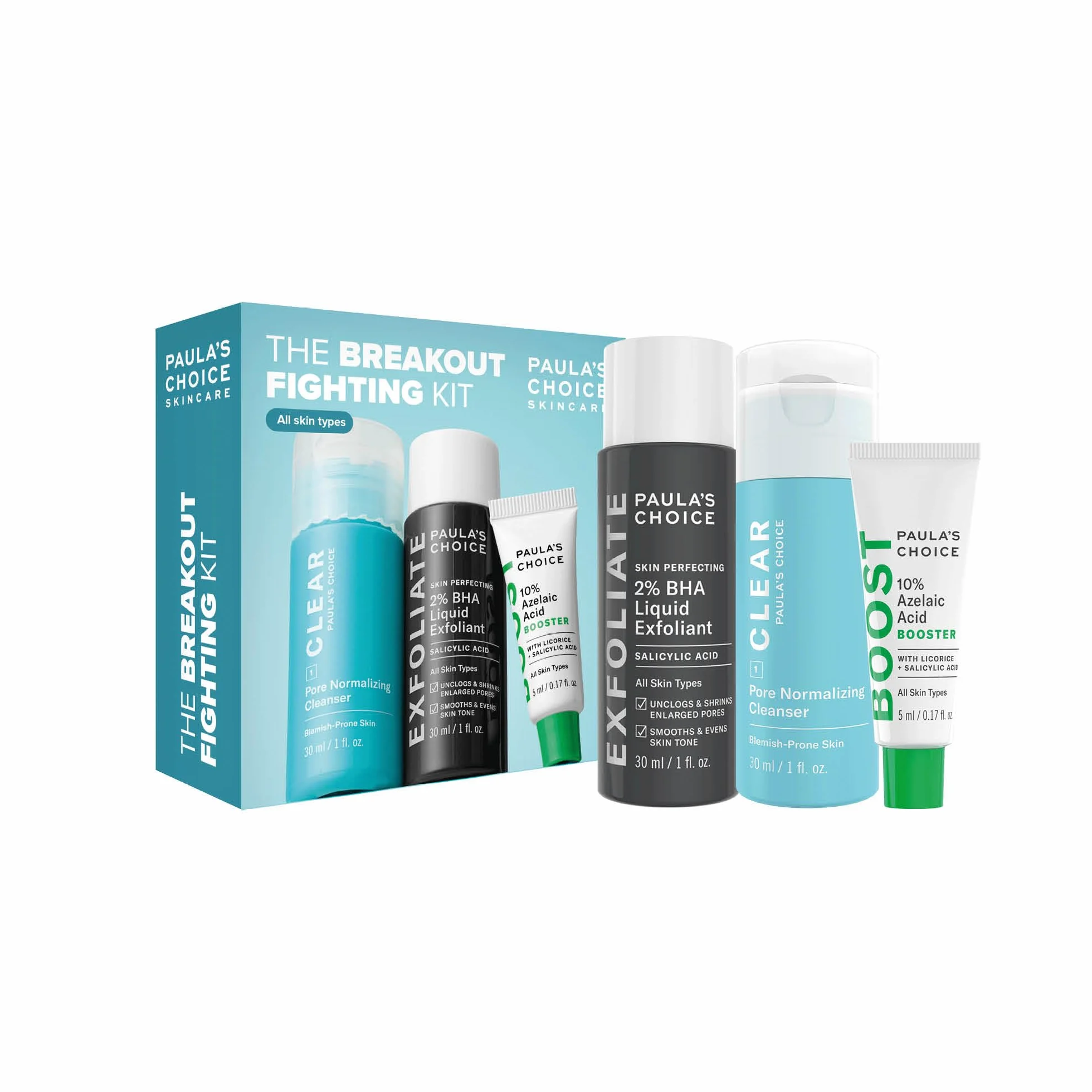 Paula's Choice Anti-Imperfections Réduit les Imperfections Pores Dilatés Taches Brunes Acide Salicylique Azélaïque Tous Types de Peaux Format Voyage
