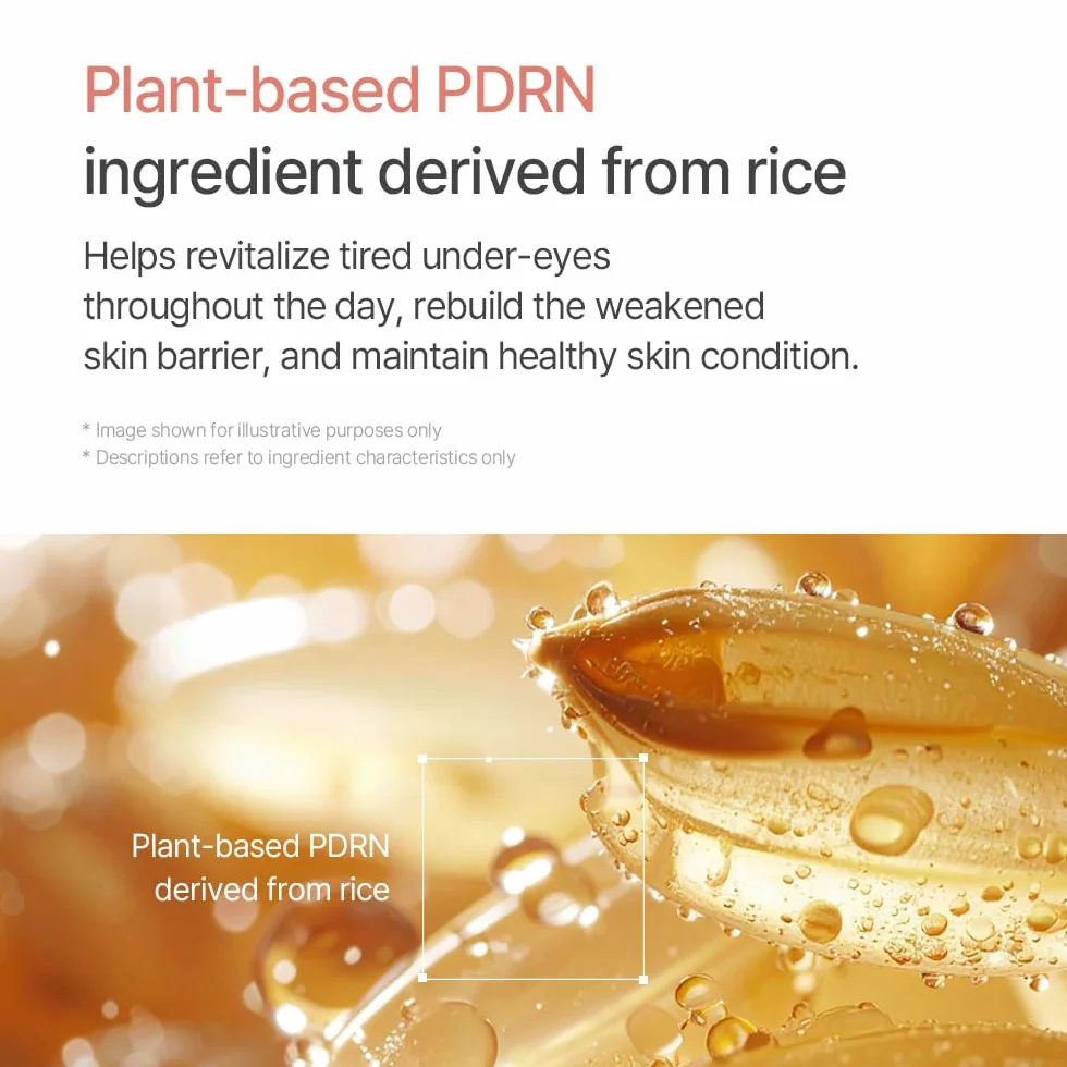 mixsoon PDRN Collagen Eye Serum, sérum contour des yeux hydratant et raffermissant, PDRN d’origine végétale, collagène et peptides