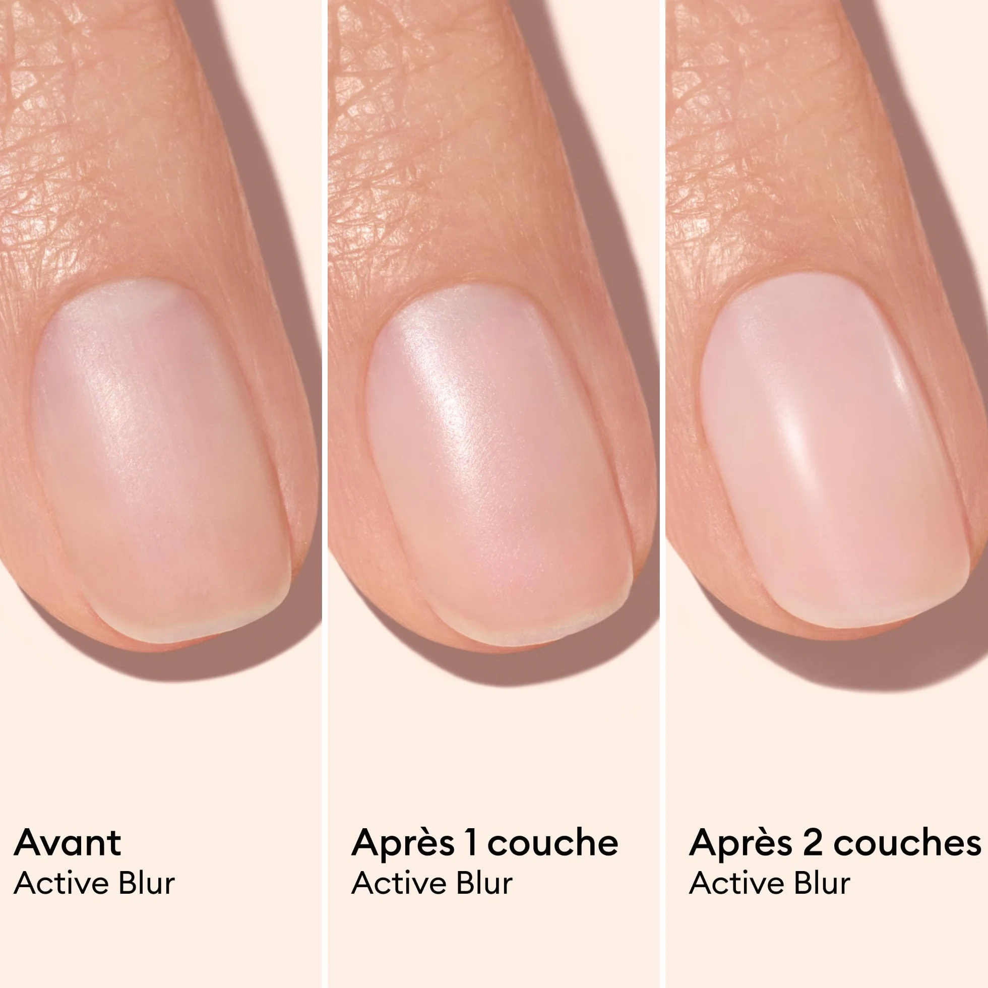 Manucurist Vernis à Ongles Soin Floutant Active Blur Rose Poudré Mat Bio-Sourcé Durcisseur Ongle Perfecteur Effet Mat Velouté Fortifiant Lissant