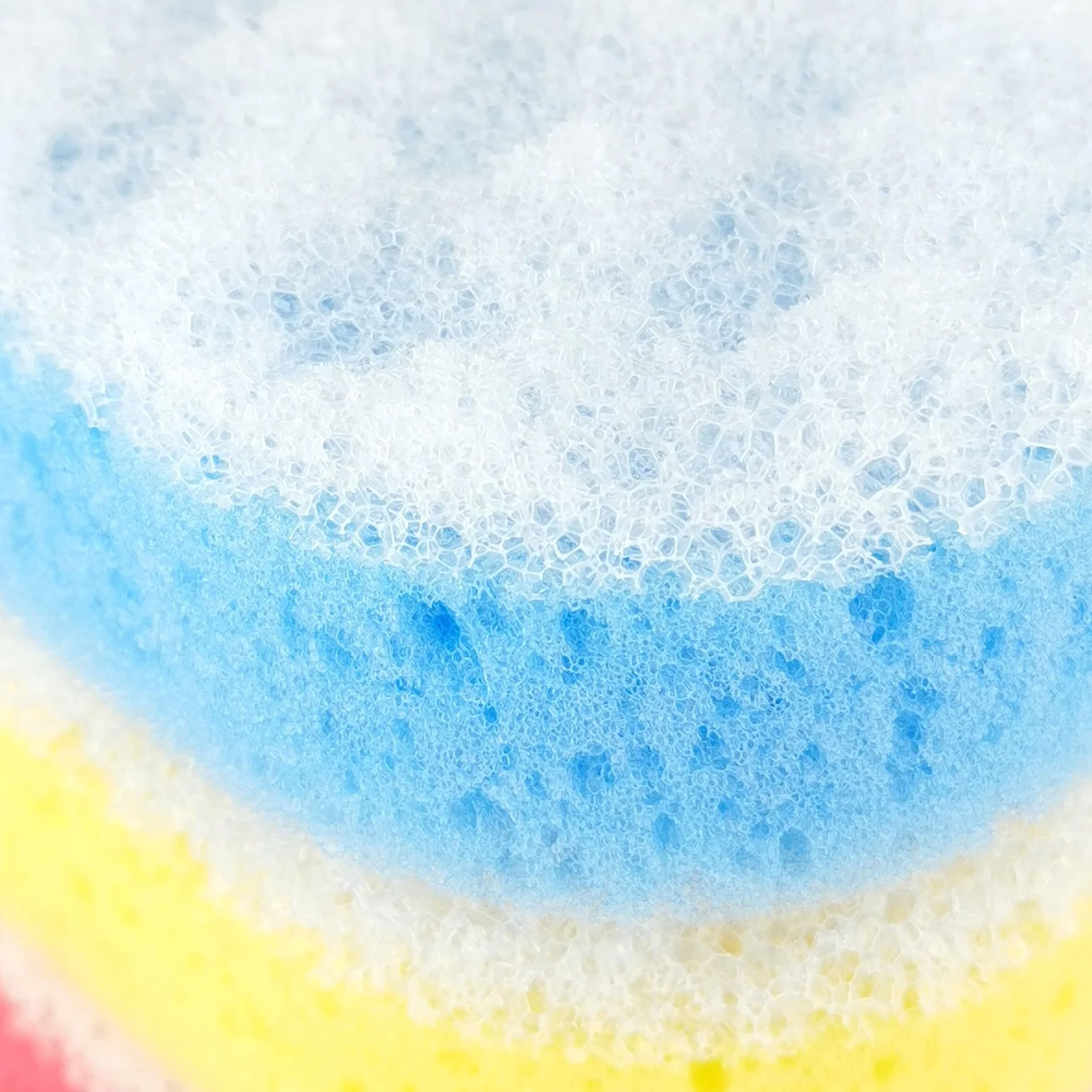 IDEA HOME 3 Pièces Éponge de Massage et Douche Exfoliante Corps Double Épaisseur