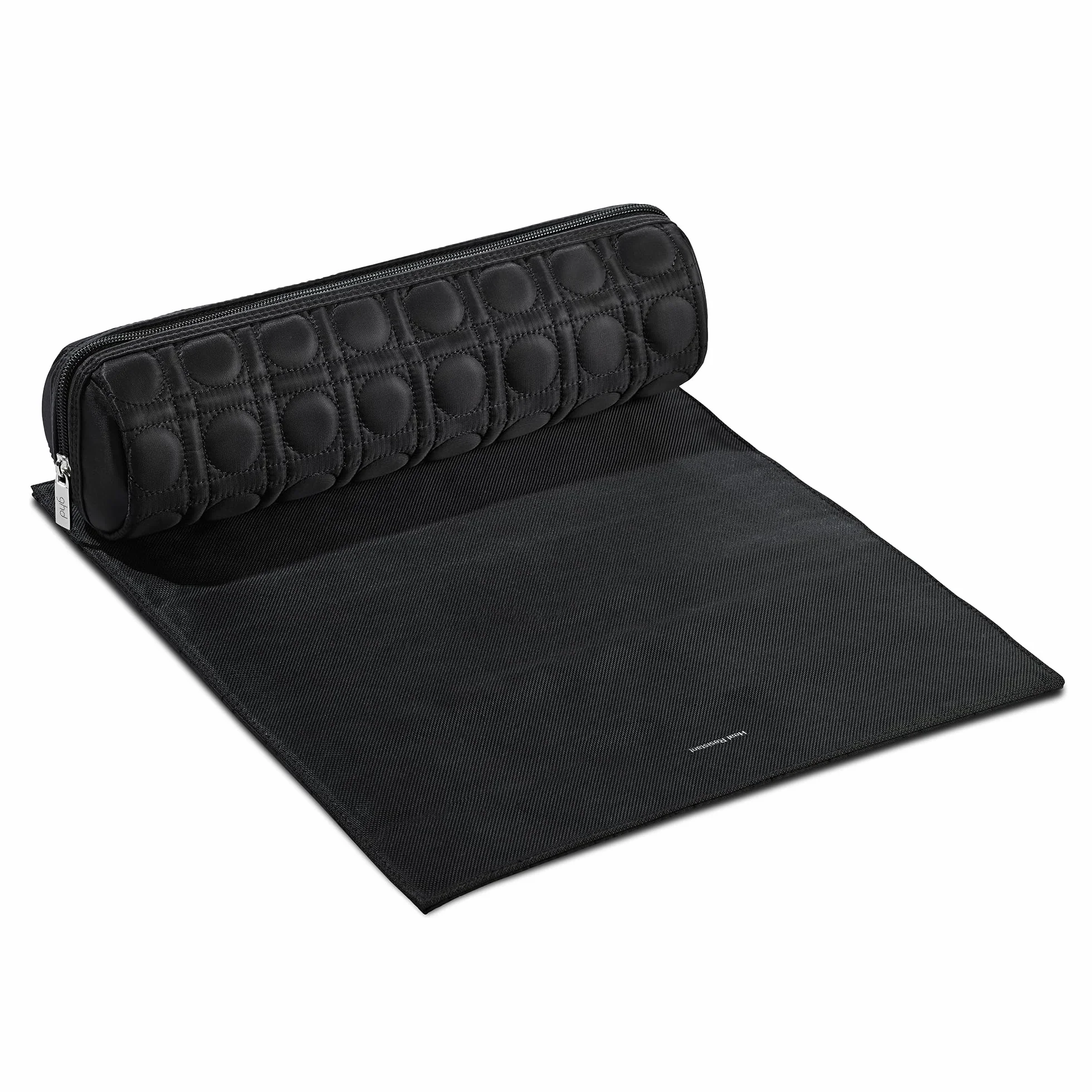 ghd - Pochette et tapis thermorésistants pour Lisseurs - Pochette de rangement (Noir) - Emportez votre lisseur partout - Tapis thermorésistant détachable et dépliable - Idéal pour les lisseurs ghd
