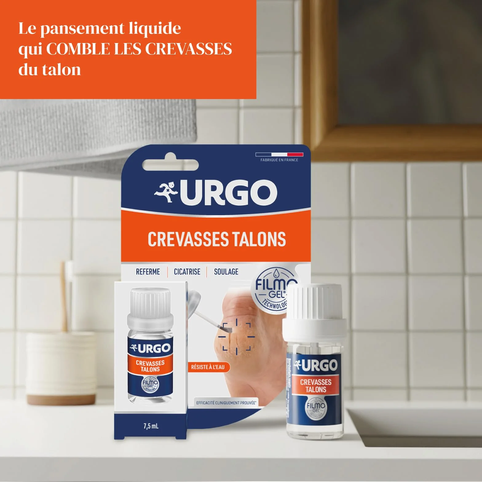 Urgo filmogel crevasses talon fendillés 7,5ml